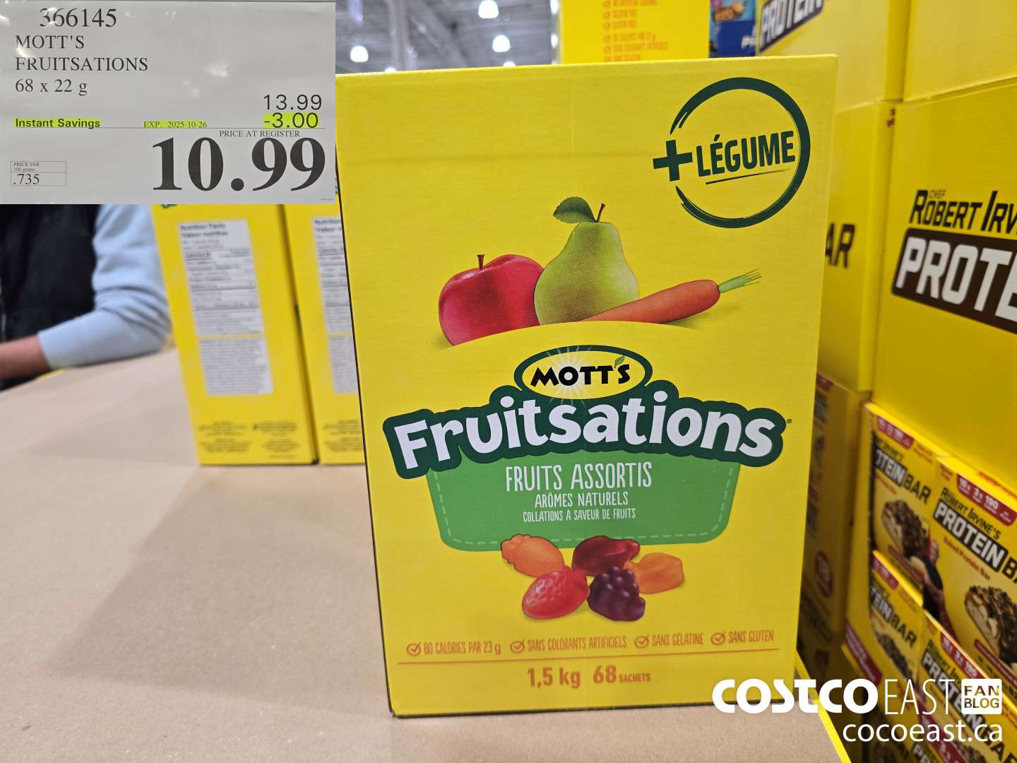 366145 MOTT'S FRUITSATIONS 68 x 22 G ($3.00 INSTANT SAVINGS EXPIRES ON 2025-10-26) $10.99