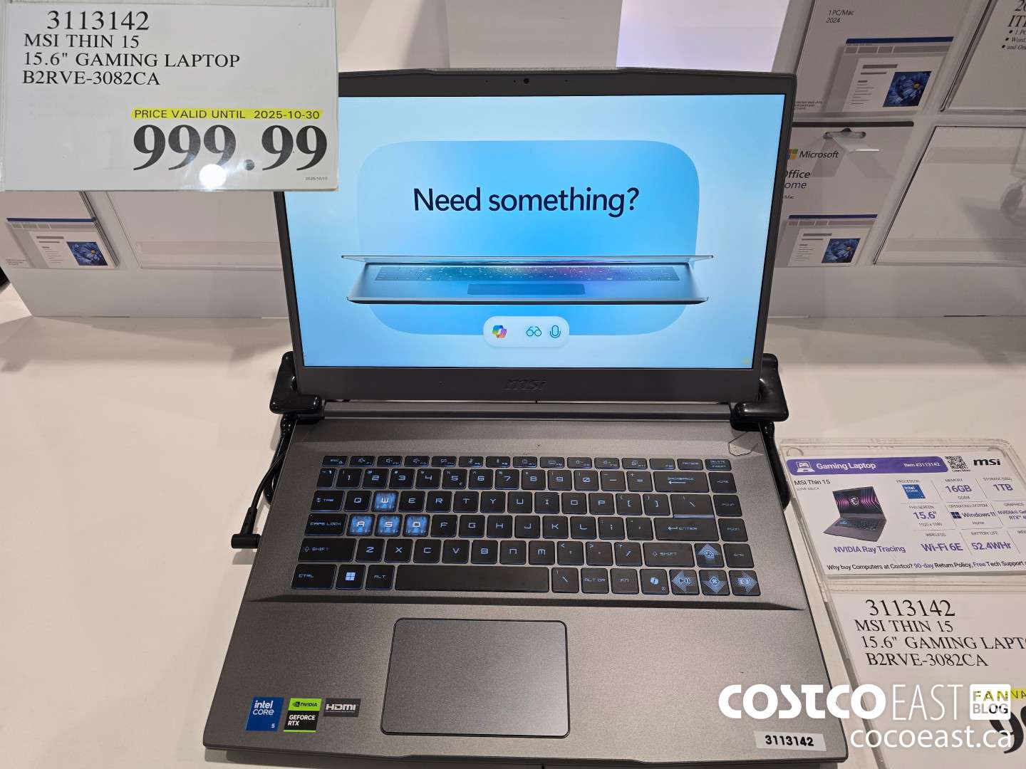 3113142 MSI THIN 15 15.6