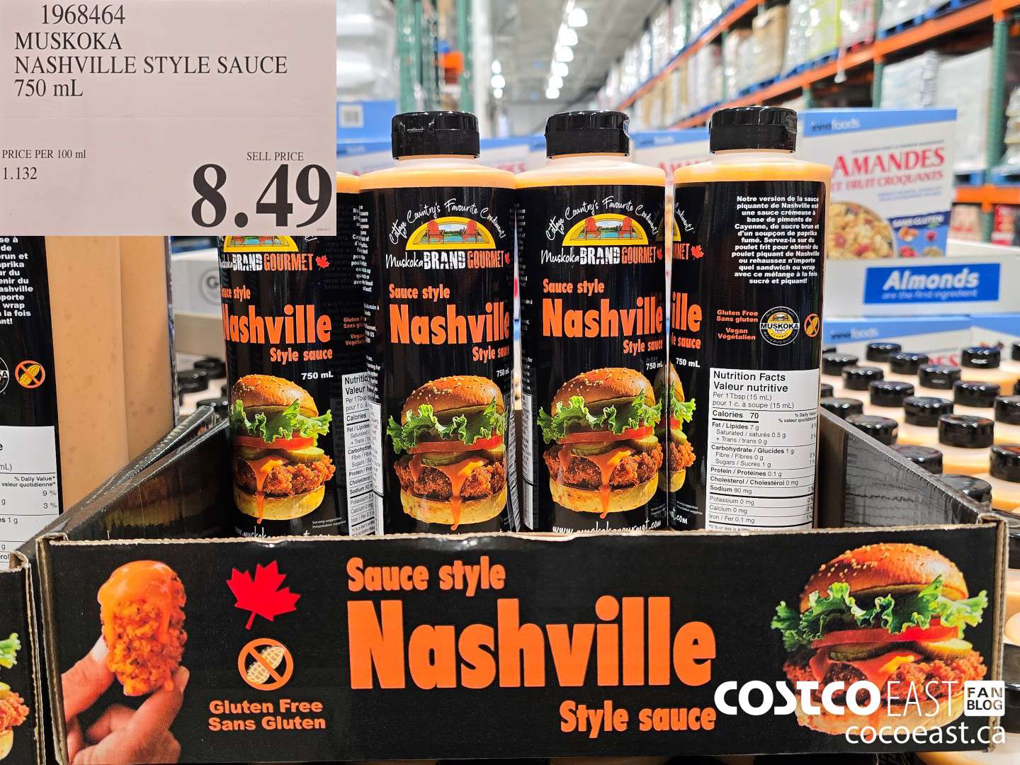 1968464 MUSKOKA NASHVILLE STYLE SAUCE 750 mL $8.49