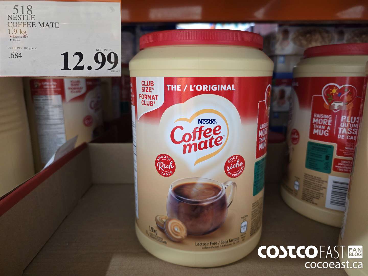 518 NESTLE COFFEE MATE 1.9 KG $12.99