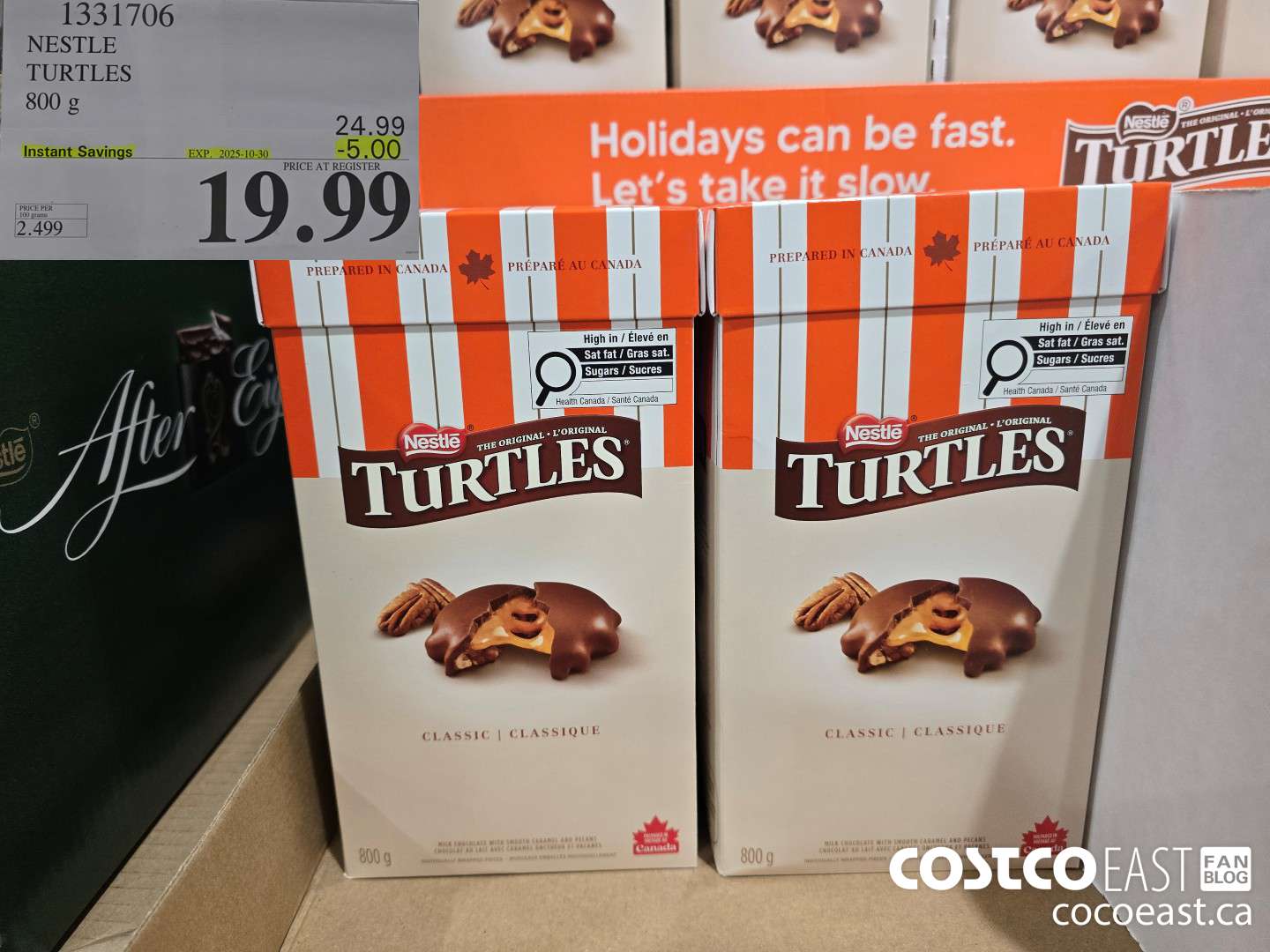 1331706 NESTLE TURTLES 800 g ($5.00 INSTANT SAVINGS EXPIRES ON 2025-10-30) $19.99