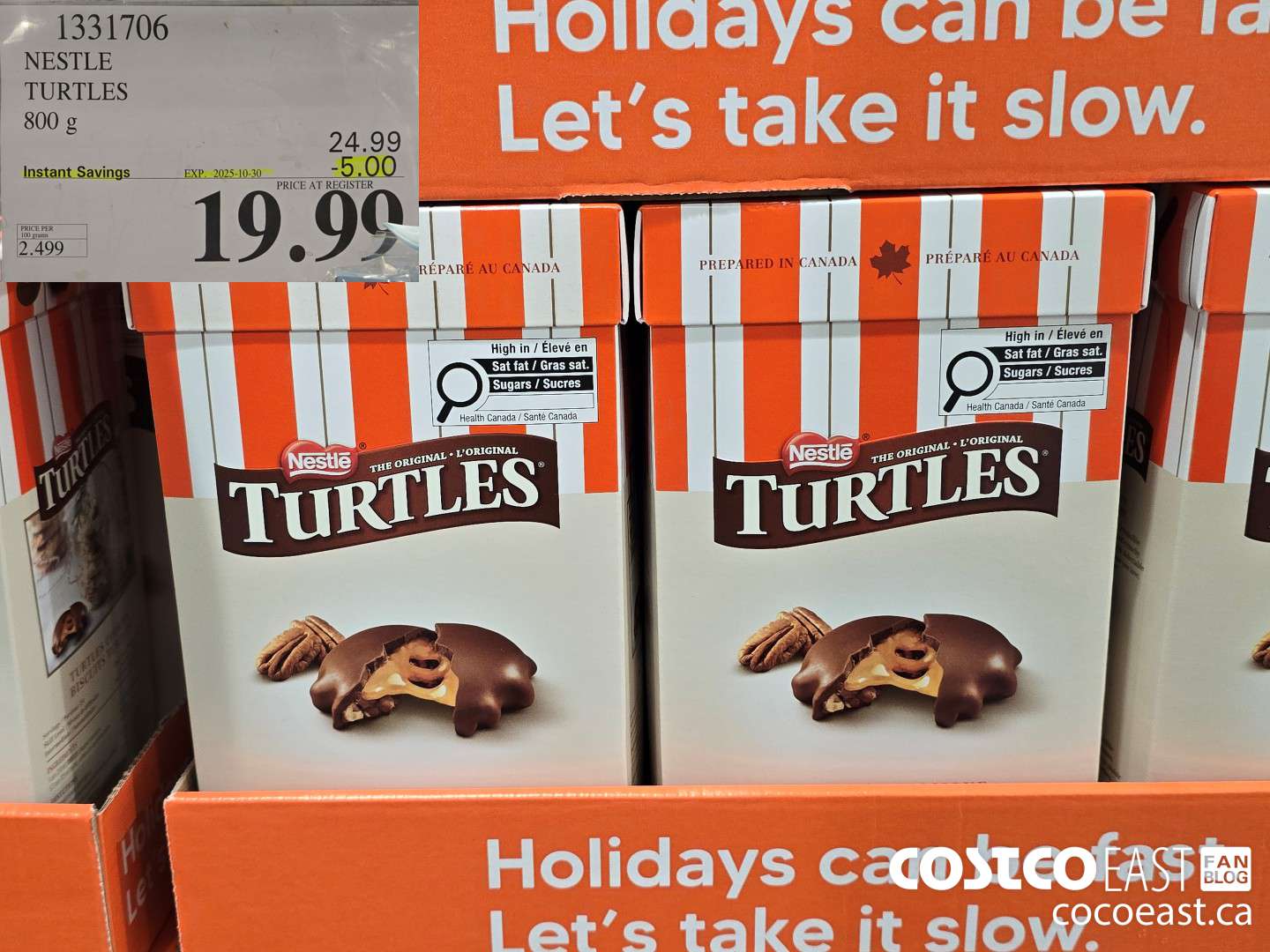 1331706 NESTLE TURTLES 800 g ($5.00 INSTANT SAVINGS EXPIRES ON 2025-10-30) $19.99