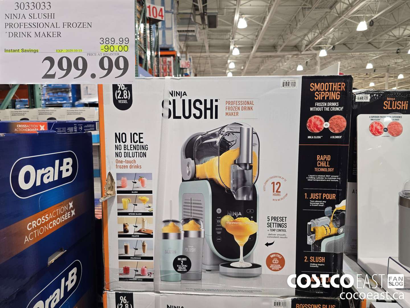 3033033 NINJA SLUSHI PROFESSIONAL FROZEN “DRINK MAKER ($90.00 INSTANT SAVINGS EXPIRES ON 2025-10-13) $299.99