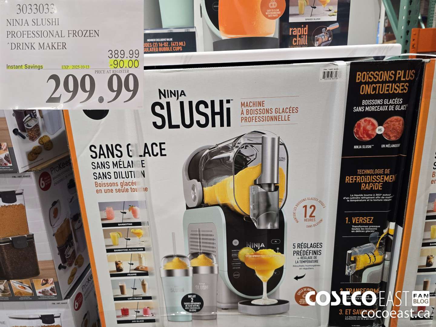 3033033 NINJA SLUSHI PROFESSIONAL FROZEN “DRINK MAKER ($90.00 INSTANT SAVINGS EXPIRES ON 2025-10-13) $299.99