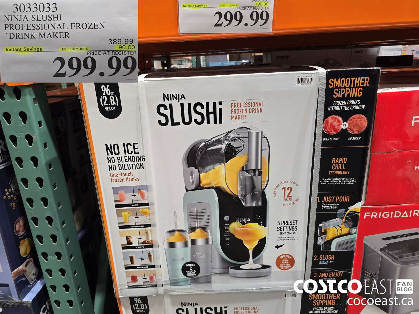 3033033 NINJA SLUSHI PROFESSIONAL FROZEN “DRINK MAKER ($90.00 INSTANT SAVINGS EXPIRES ON 2025-10-16) $299.99