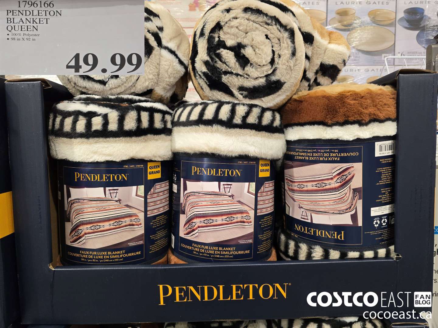 1796166 PENDLETON BLANKET QUEEN $49.99