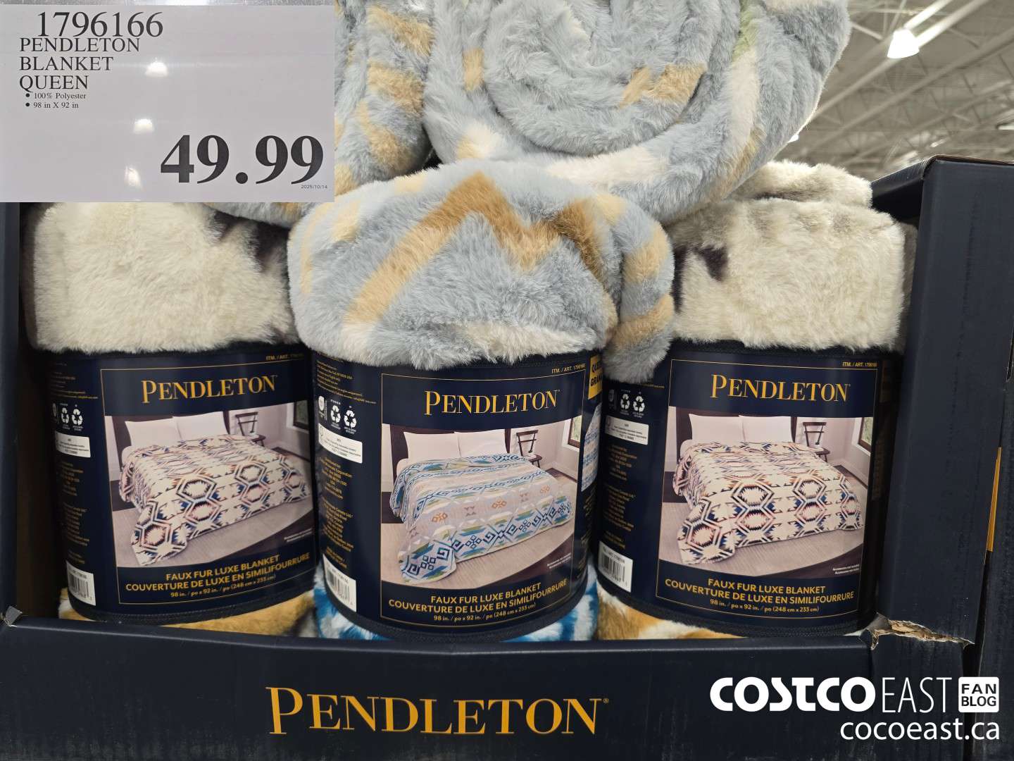 1796166 PENDLETON BLANKET QUEEN $49.99