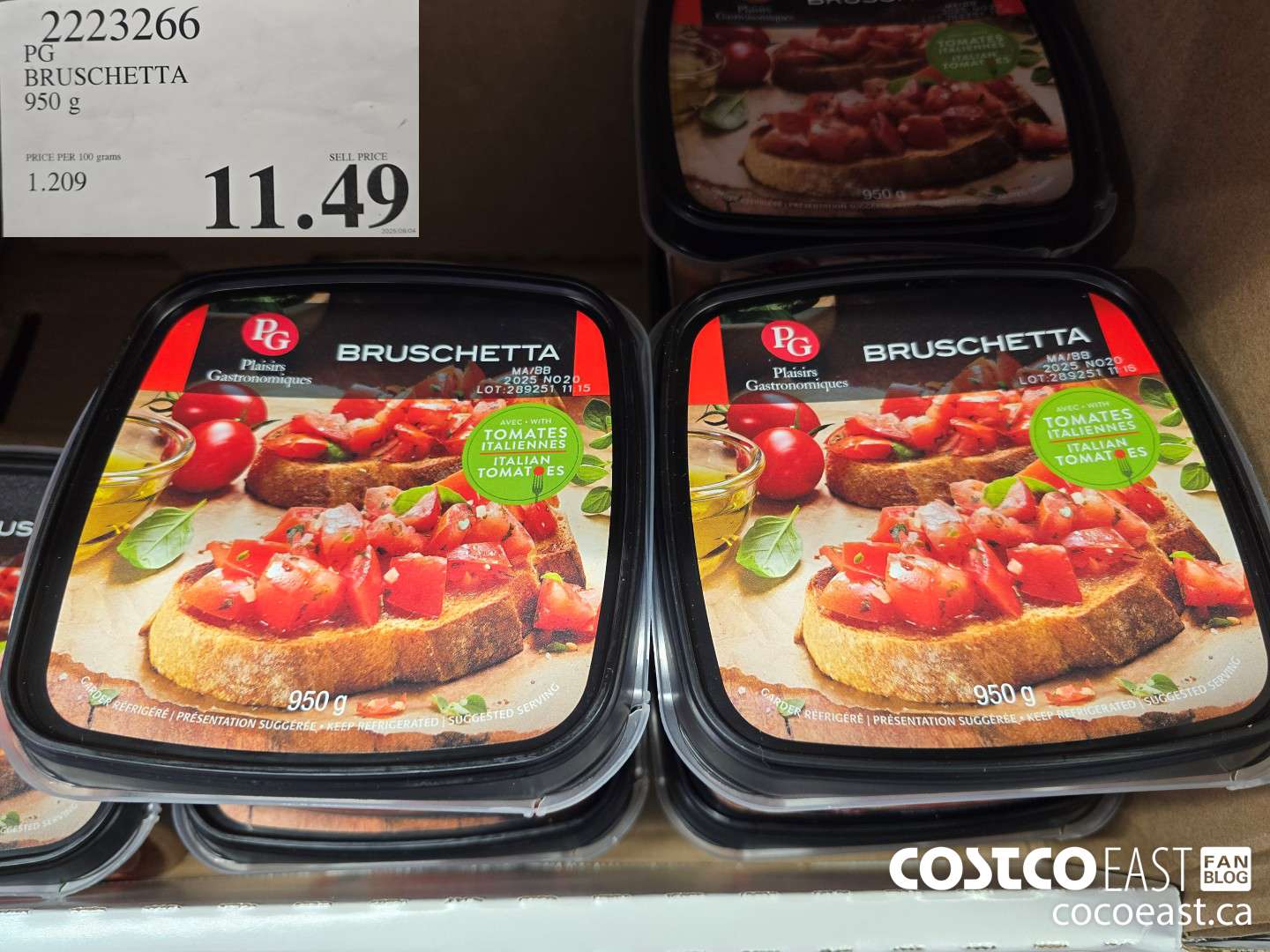 2223266 PG BRUSCHETTA 950 g $11.49