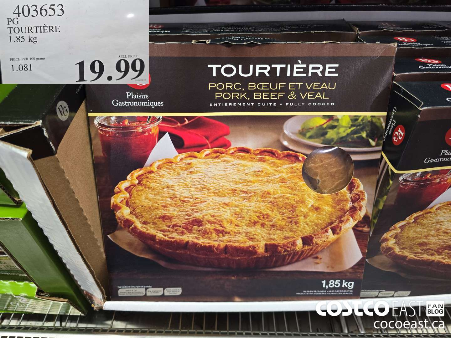 403653 PG TOURTIERE 1.85KG $19.99