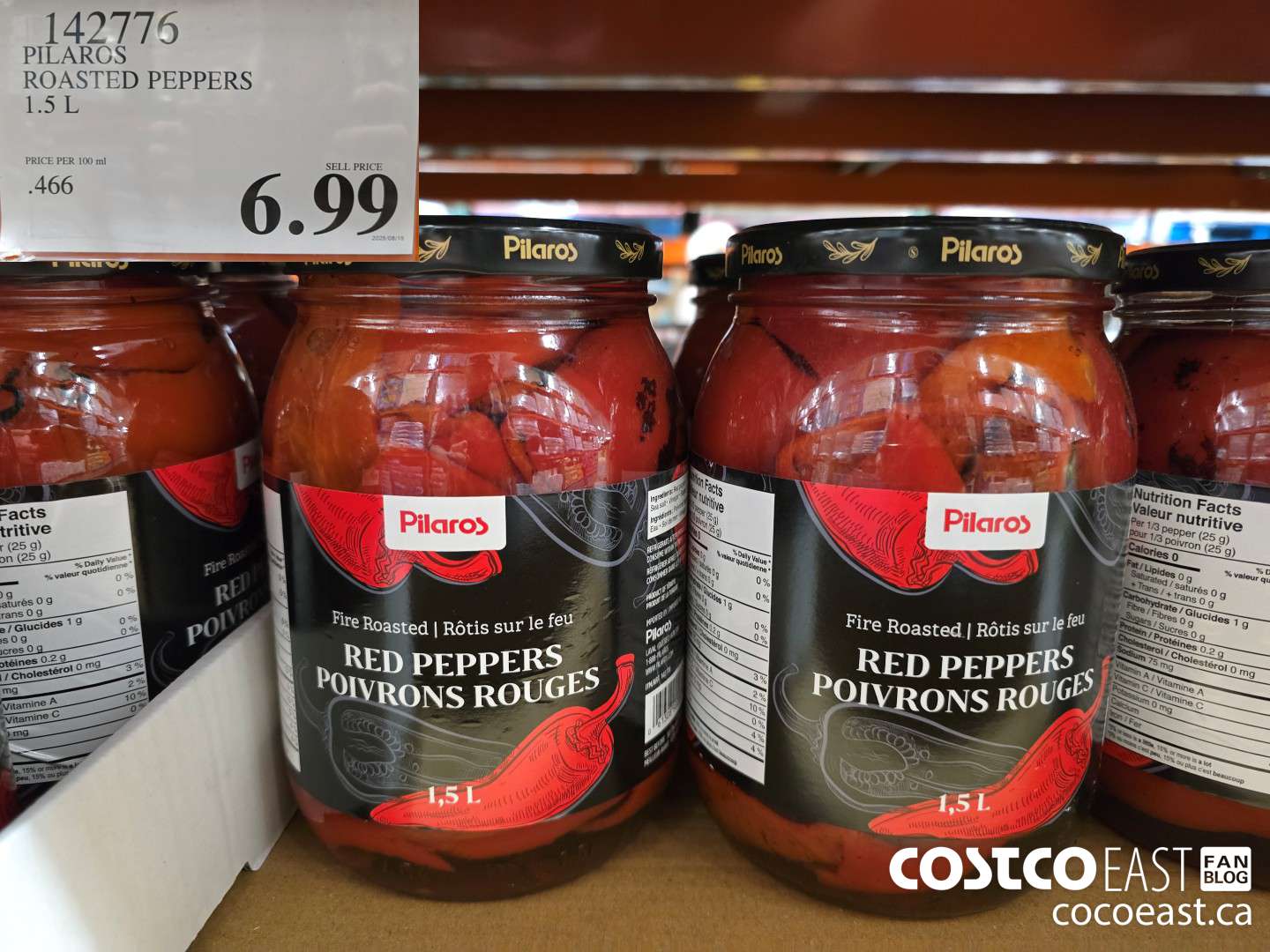 142776 PILAROS ROASTED PEPPERS 1.5 L $6.99