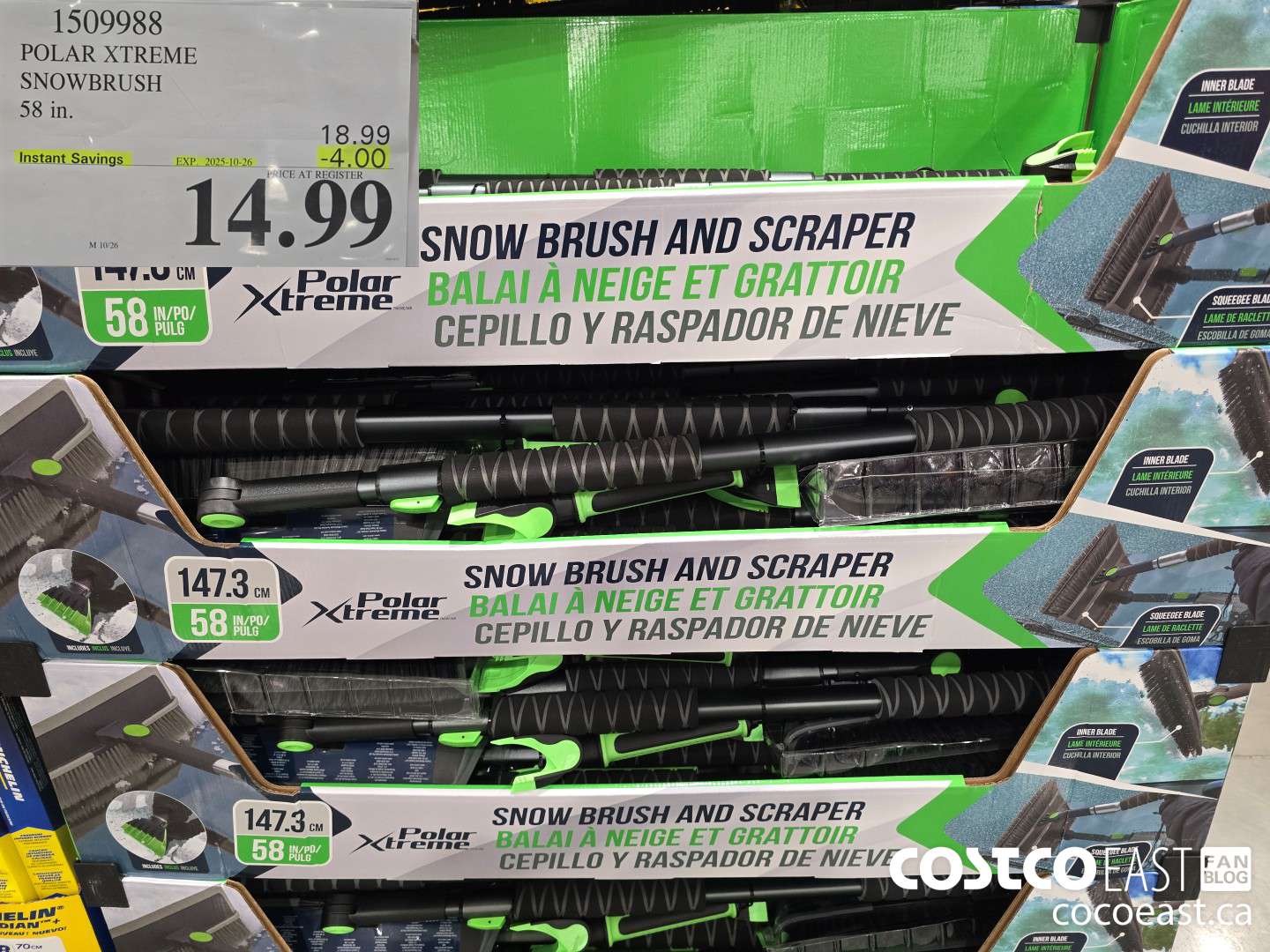 1509988 POLAR XTREME SNOWBRUSH 58 IN ($4.00 INSTANT SAVINGS EXPIRES ON 2025-10-26) $14.99