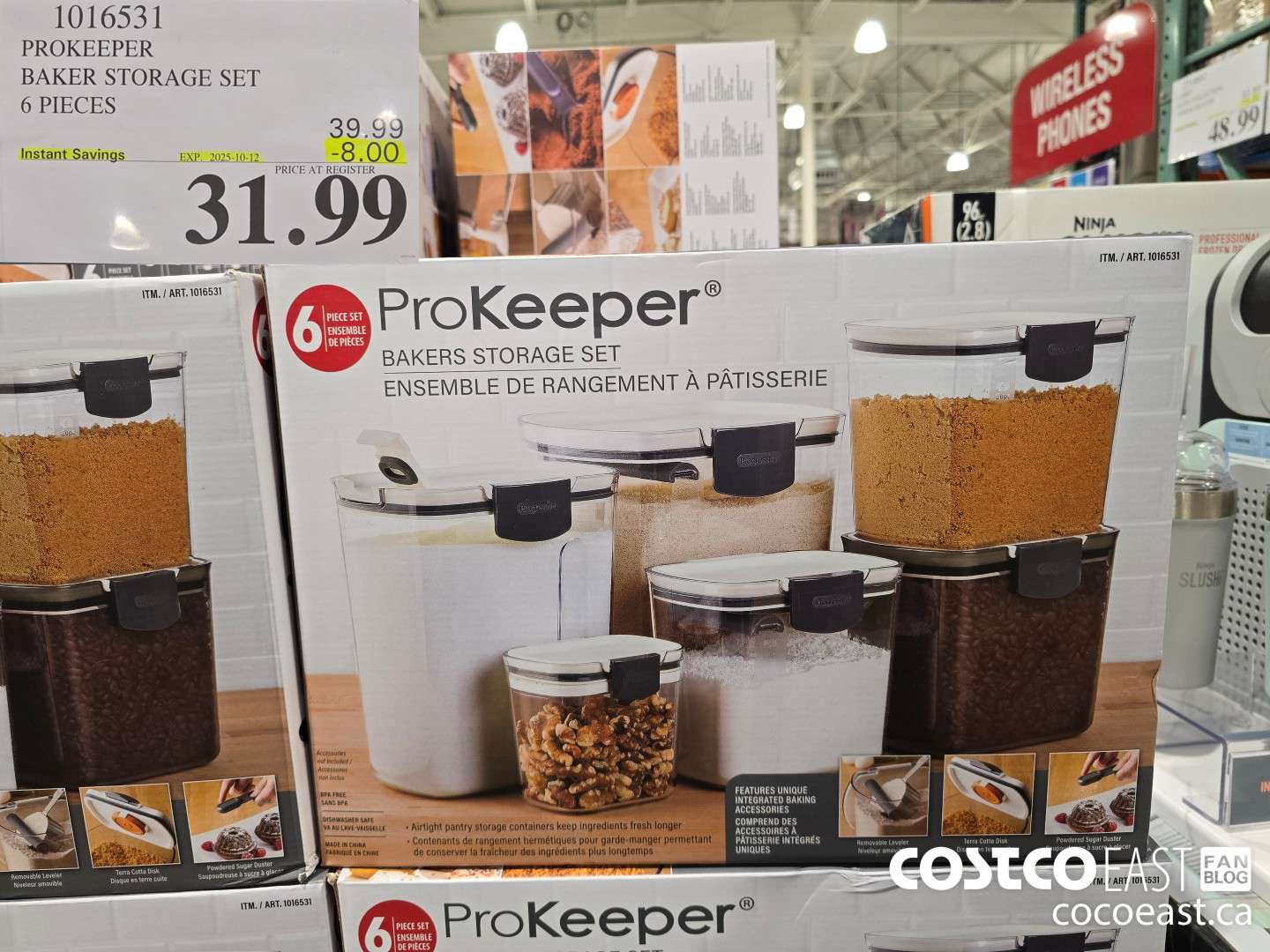 1016531 PROKEEPER BAKER STORAGE SET 6 PIECES ($8.00 INSTANT SAVINGS EXPIRES ON 2025-10-12) $31.99