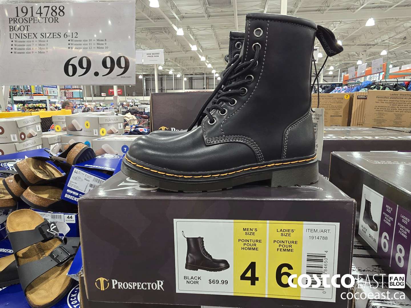 1914788 PROSPECTOR BOOT UNISEX SIZES 6-12 $69.99