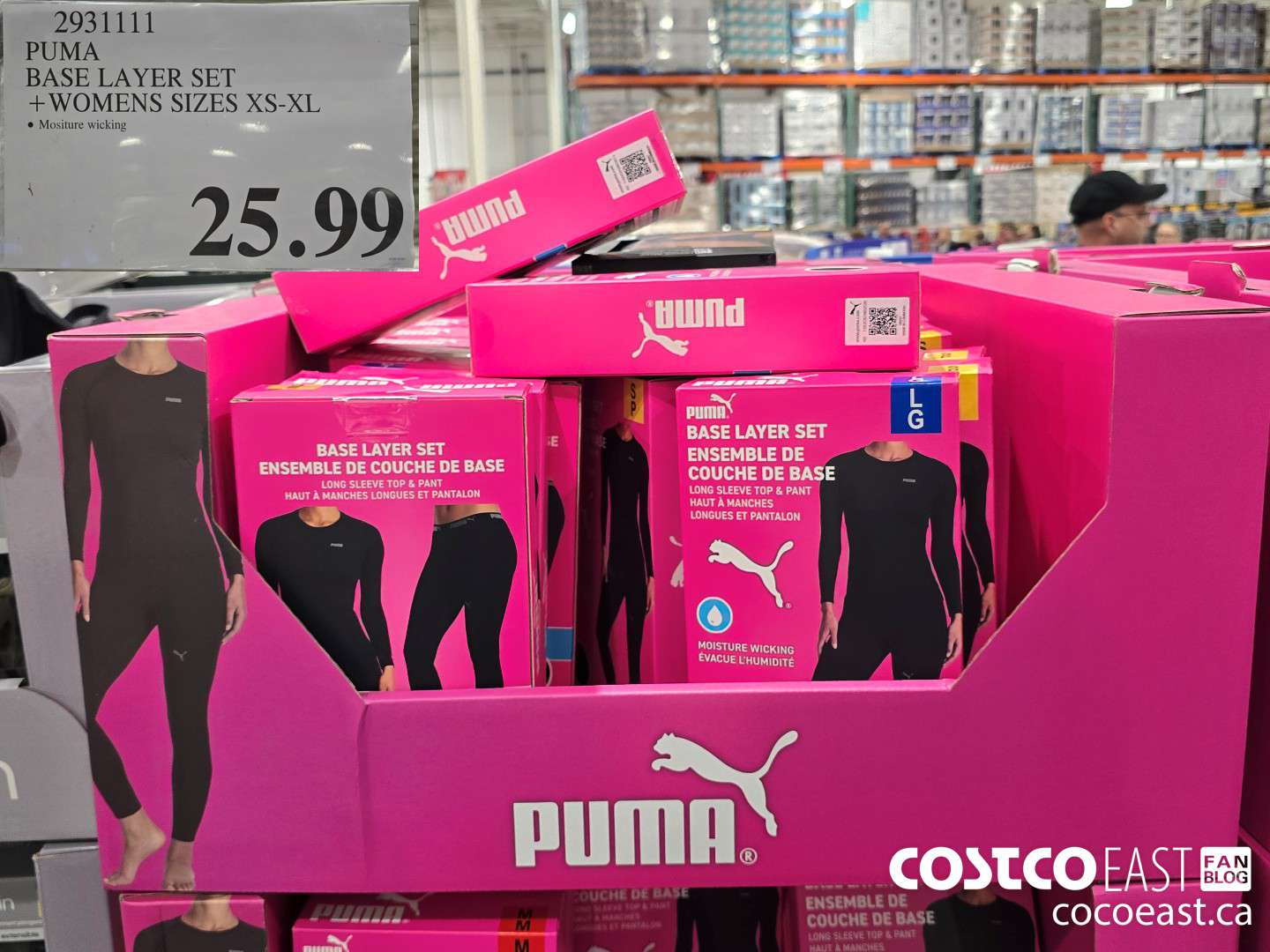 2931111 PUMA BASE LAYER SET +WOMENS SIZES XS-XL $25.99