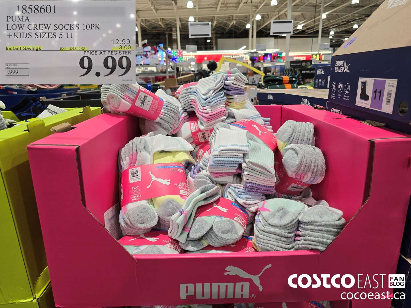 1858601 PUMA LOW CREW SOCKS 10PK + KIDS SIZES 5-11 ($3.00 INSTANT SAVINGS EXPIRES ON 2025-10-05) $9.99