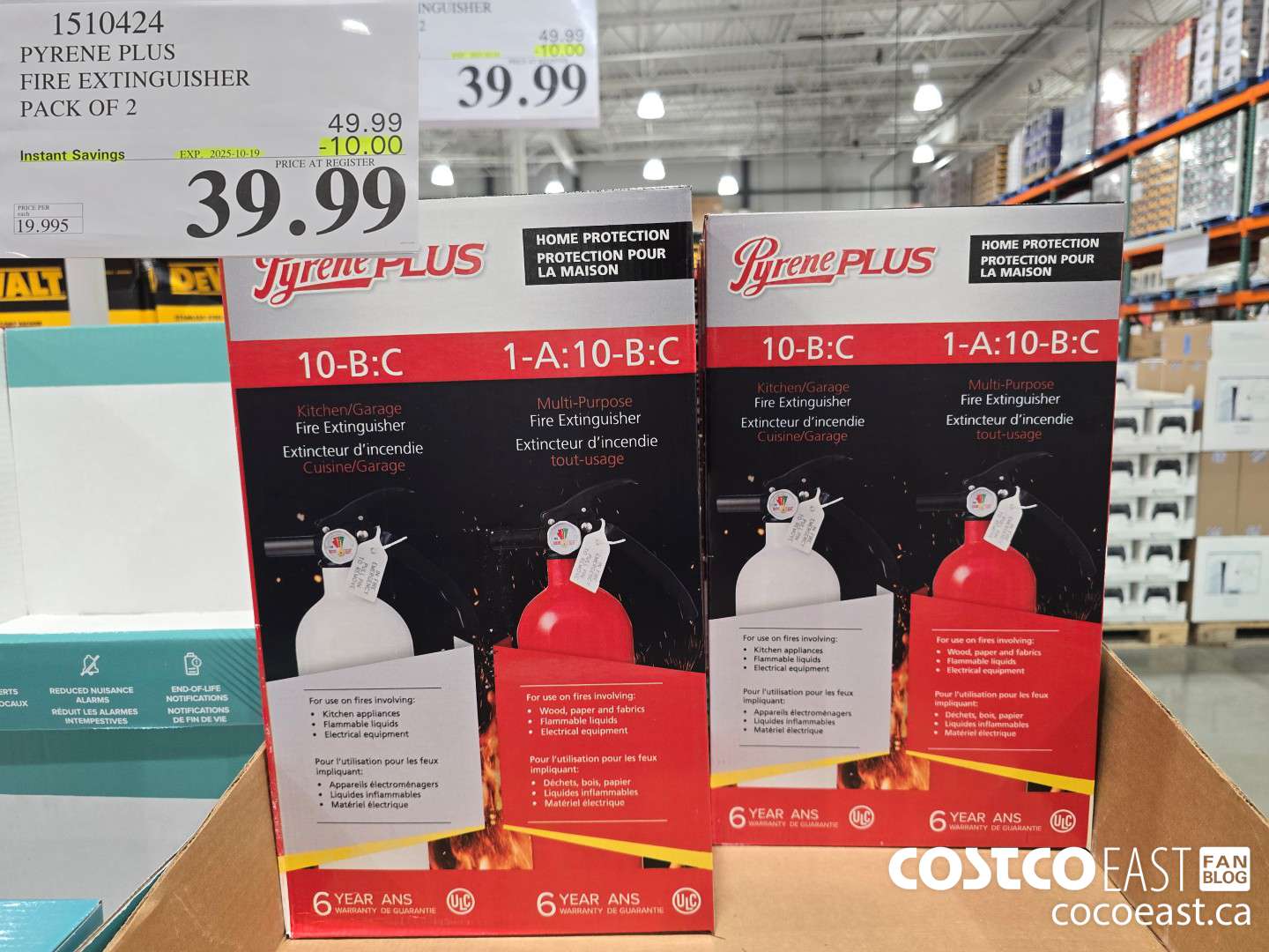 1510424 PYRENE PLUS FIRE EXTINGUISHER PACK OF 2 ($10.00 INSTANT SAVINGS EXPIRES ON 2025-10-19) $39.99