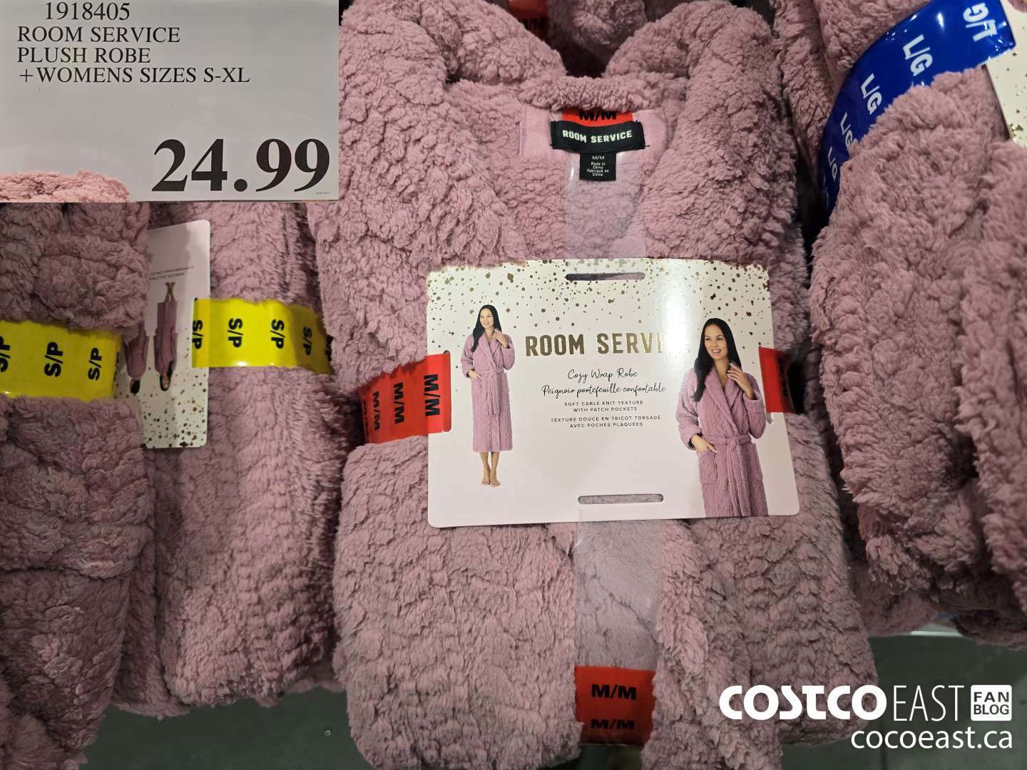 1918405 ROOM SERVICE JACQUARD ROBE +WOMENS SIZES S-XL $24.99