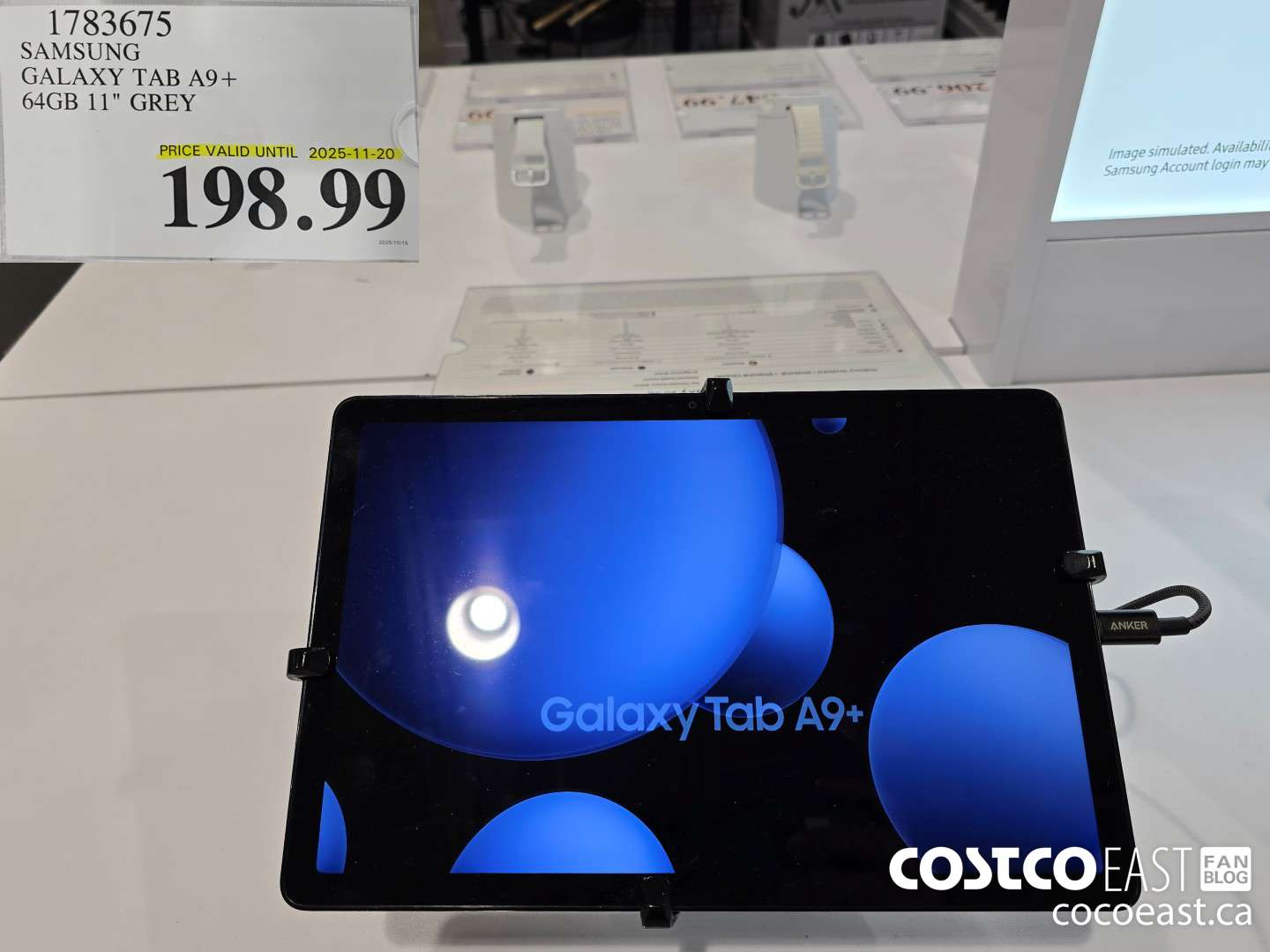 1783675 SAMSUNG GALAXY TAB A9+ 64GB 11