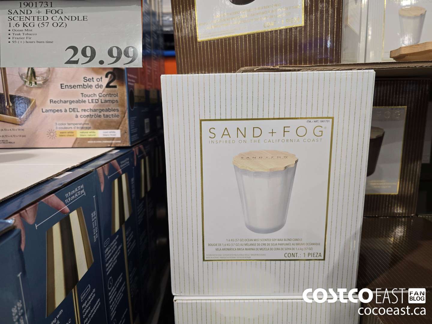 1901731 SCENTED CANDLE 1.6 KG (57 OZ) $29.99