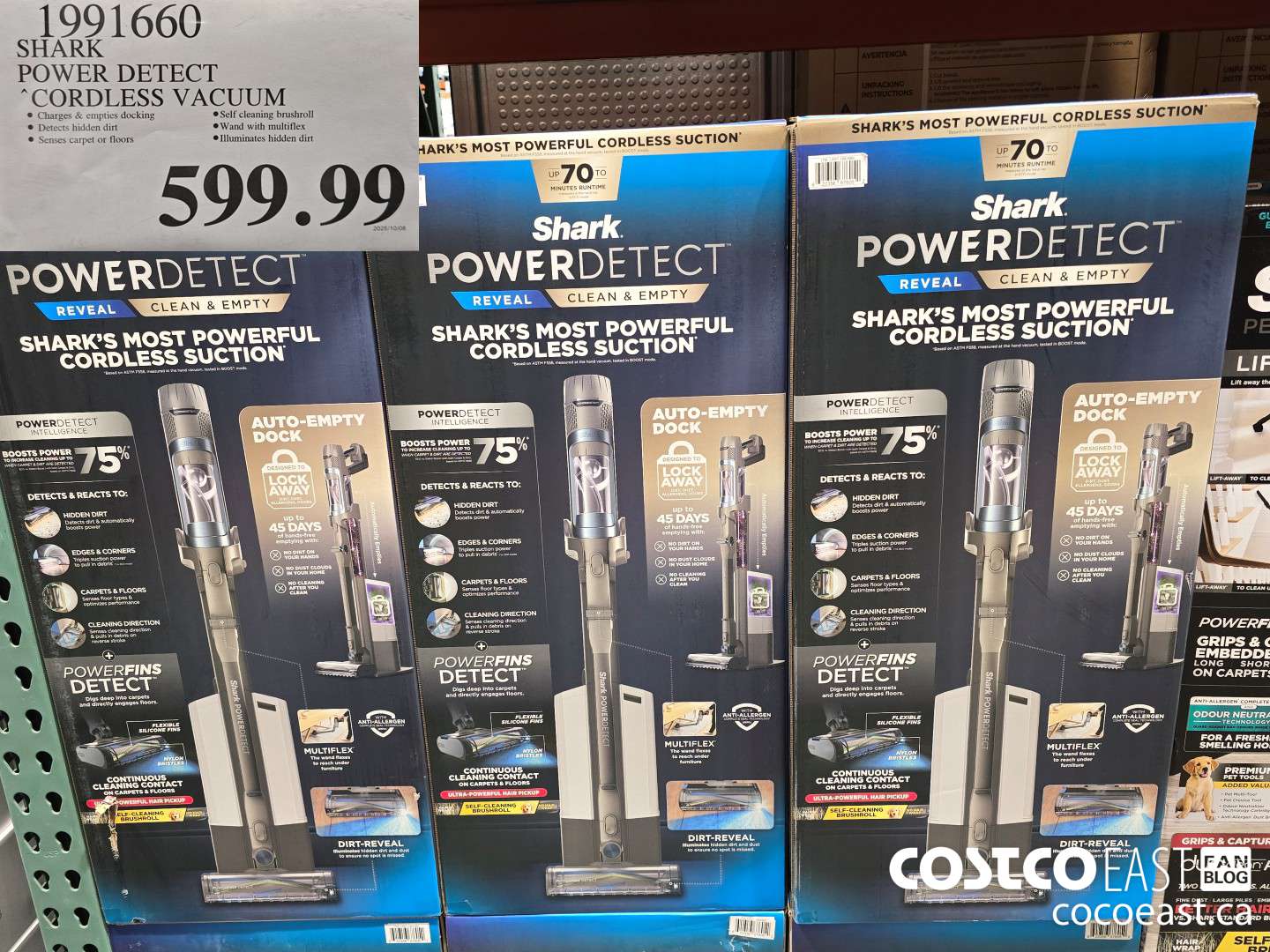 1991660 SHARK POWER DETECT “CORDLESS VACUUM $599.99