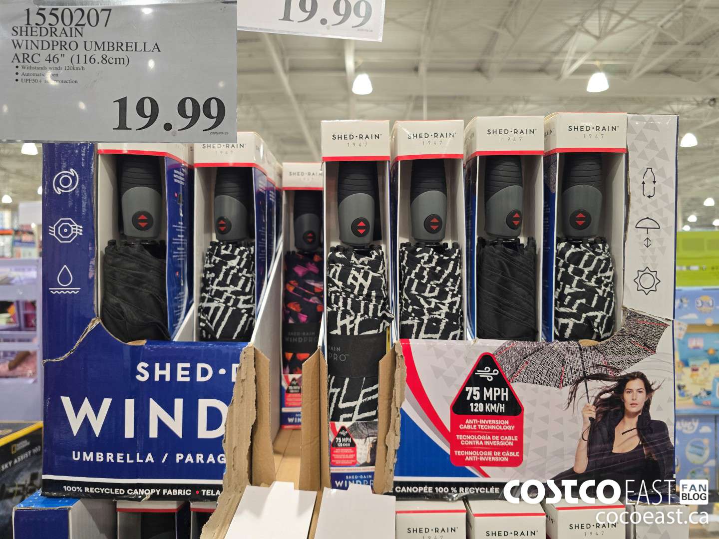 1550207 SHEDRAIN WINDPRO UMBRELLA ARC 46