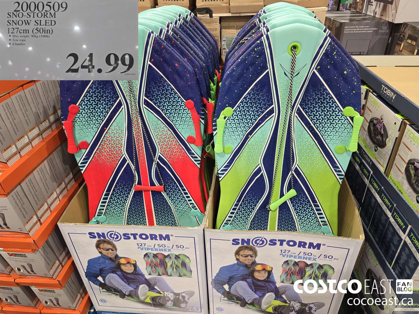 2000509 SNO-STORM SNOW SLED 127 (50IN) $24.99