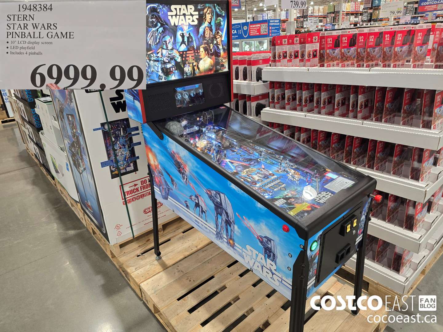 1948384 STERN STAR WARS PINBALL GAME $6999.99