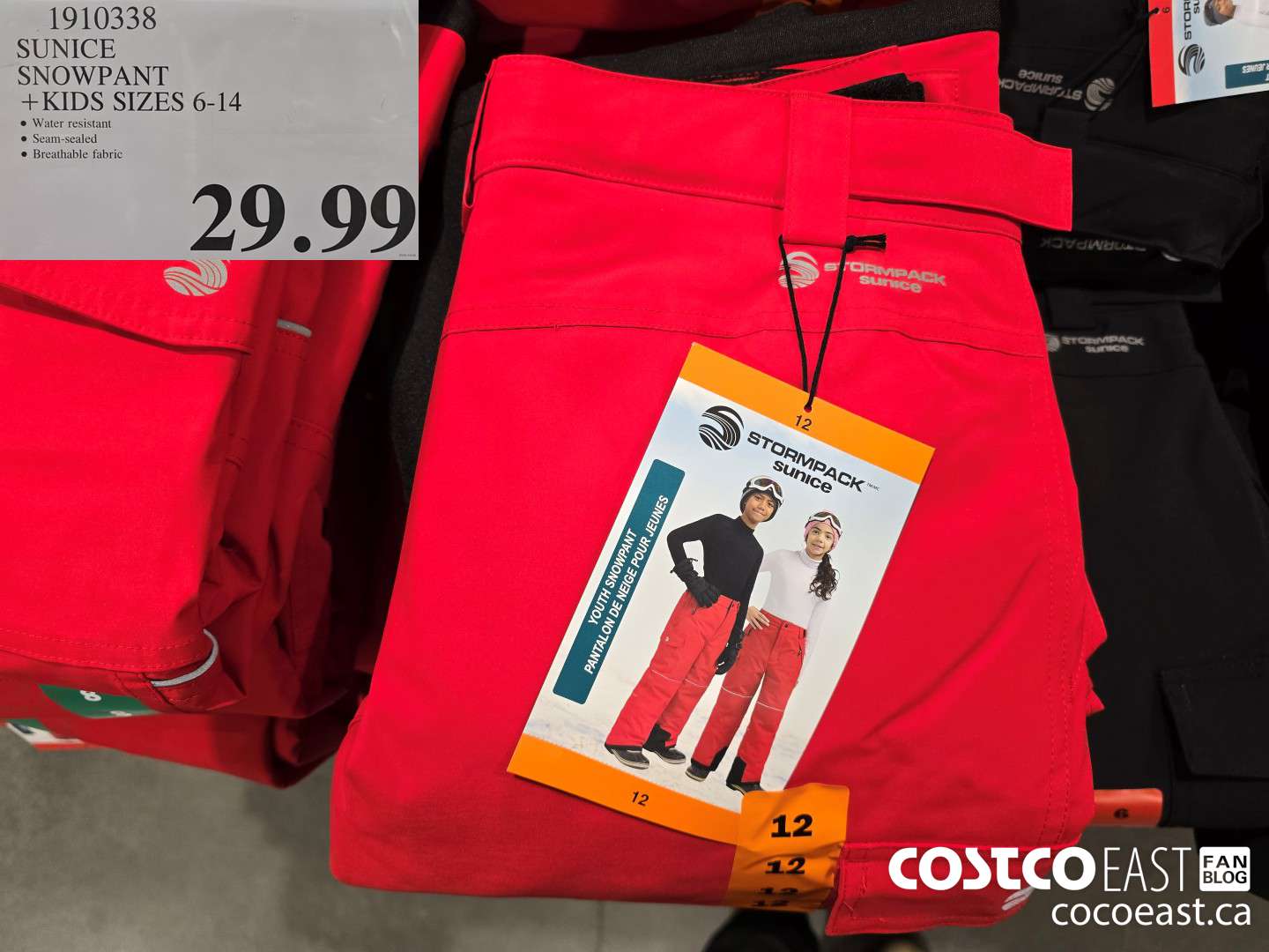 1910338 SUNICE SNOWPANT + KIDS SIZES 6-14 $29.99