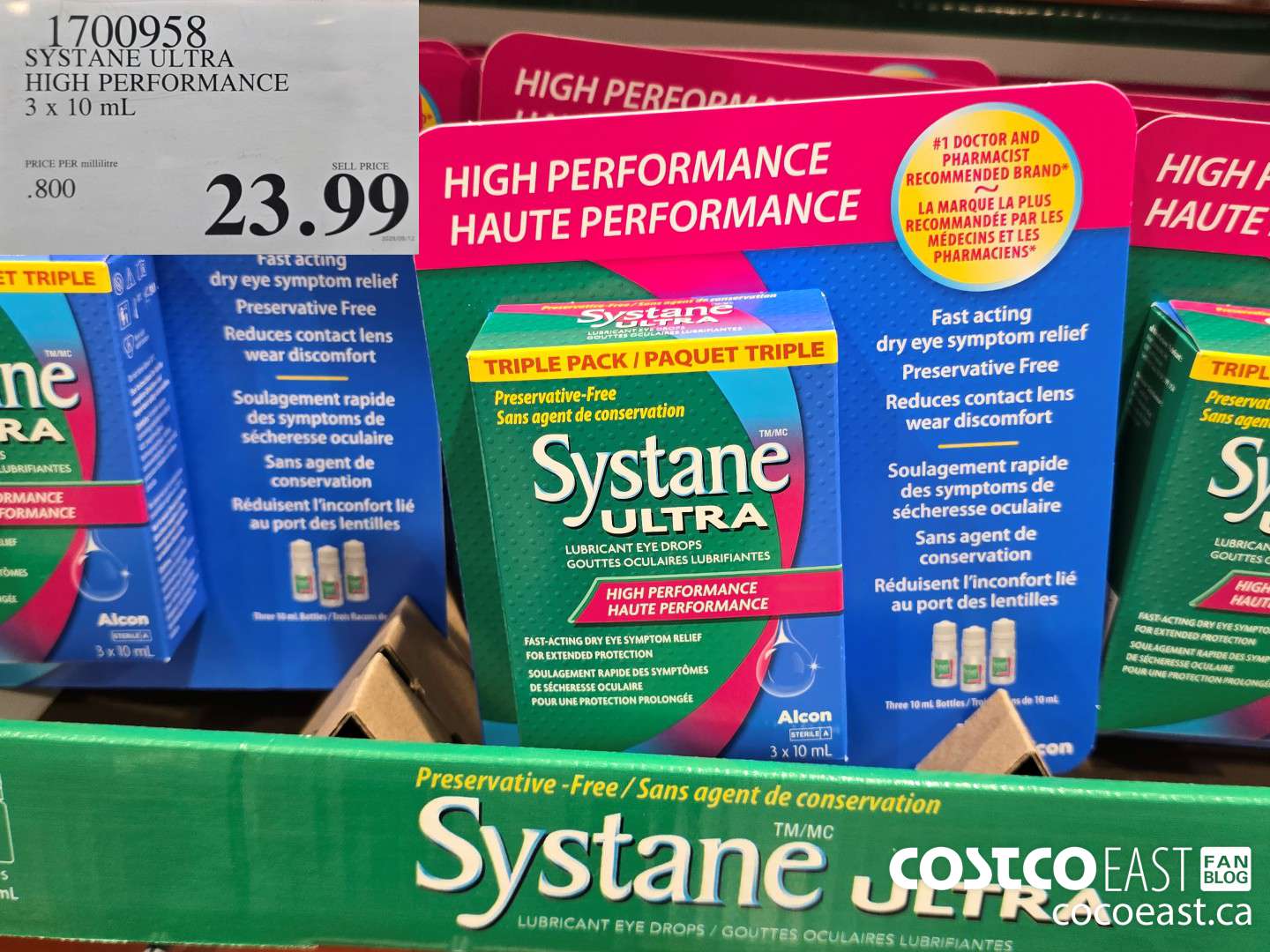 1700958 SYSTANE ULTRA PRESERVATIVE FREE 3 X 10 ML $23.99