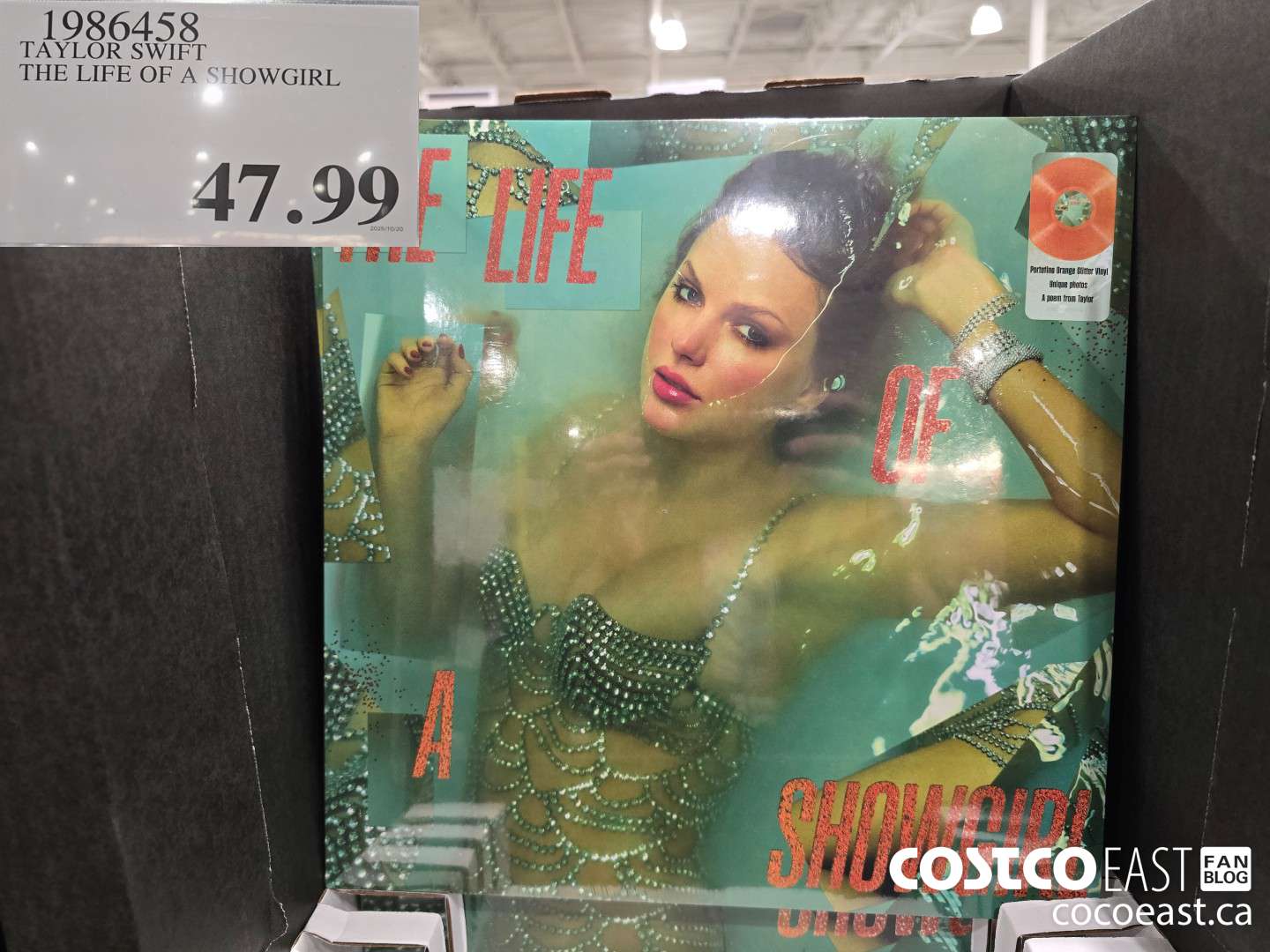 1986458 TAYLOR SWIFT THE LIFE OF A SHOWGIRL $47.99