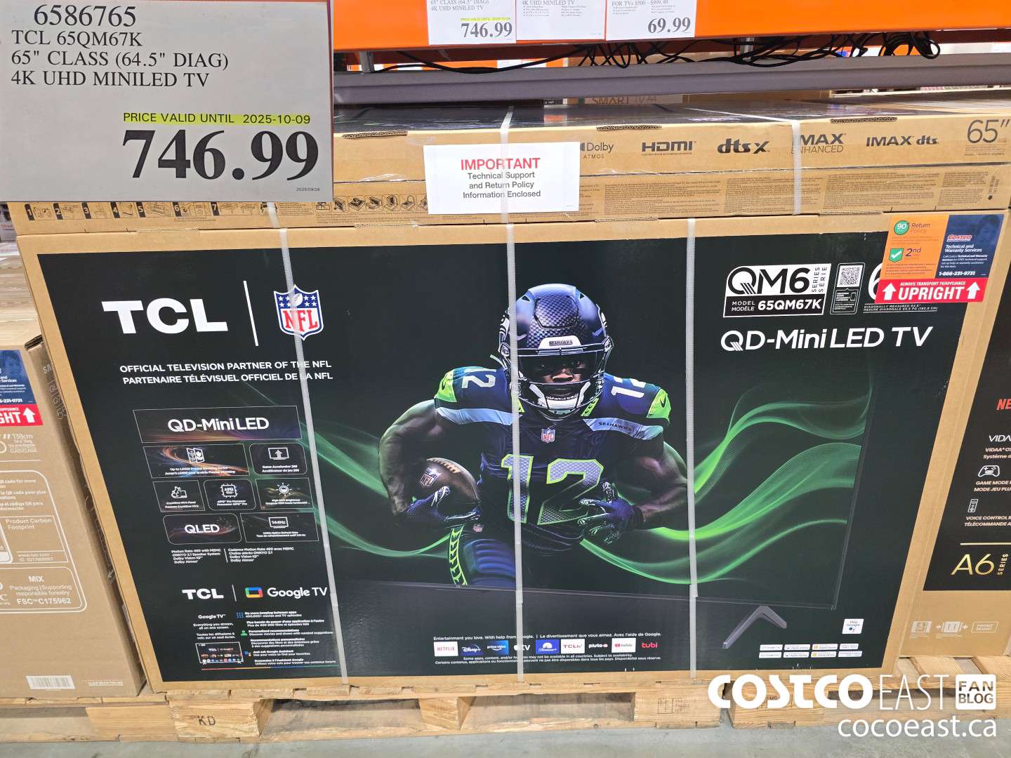 6586765 TCL 65QM67K 65