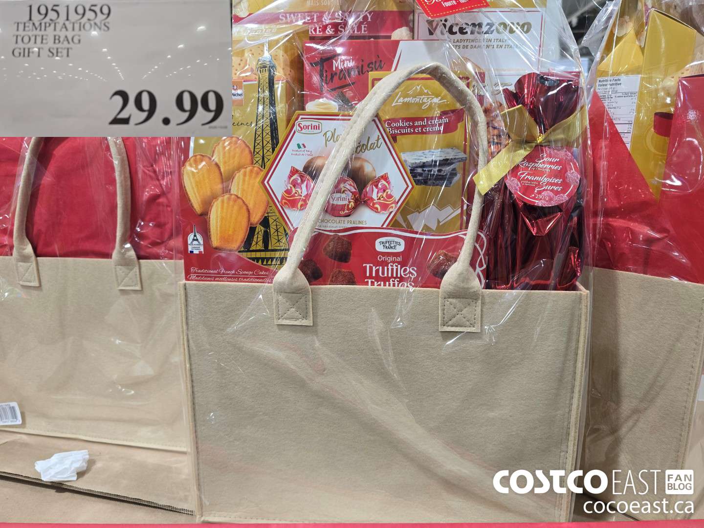 1951959 TEMPTATIONS TOTE BAG GIFT SET $29.99