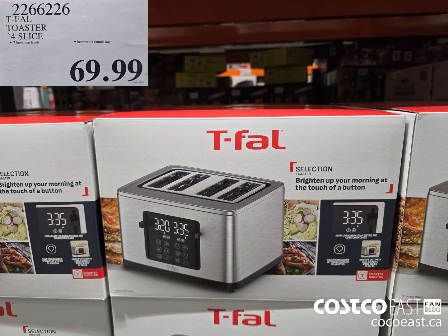 2266226 T-FAL TOASTER “4 SLICE $69.99