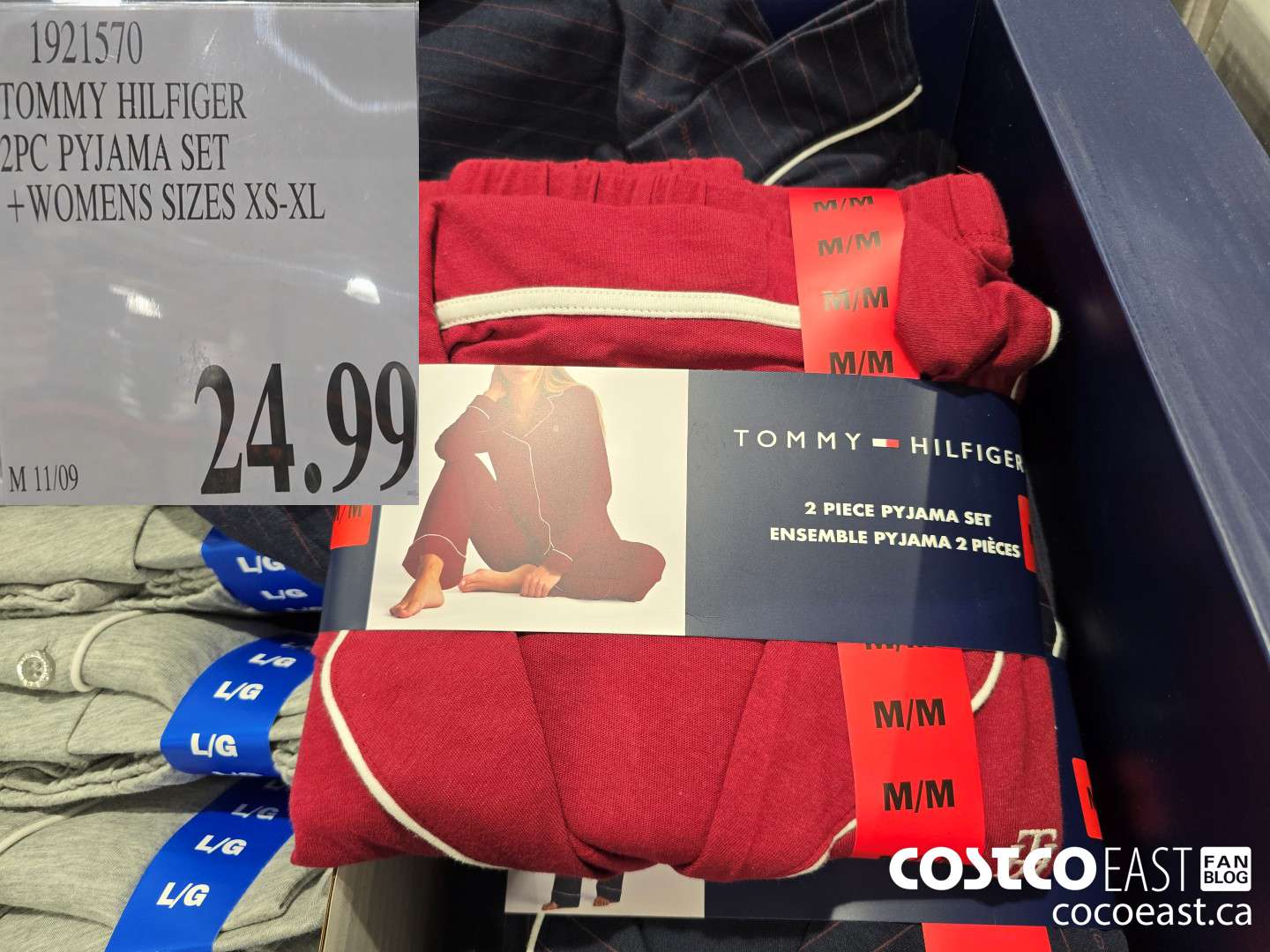 1921510 TOMMY HILFIGER 2PC PYJAMA SET +WOMENS SIZES XS-XL $24.99