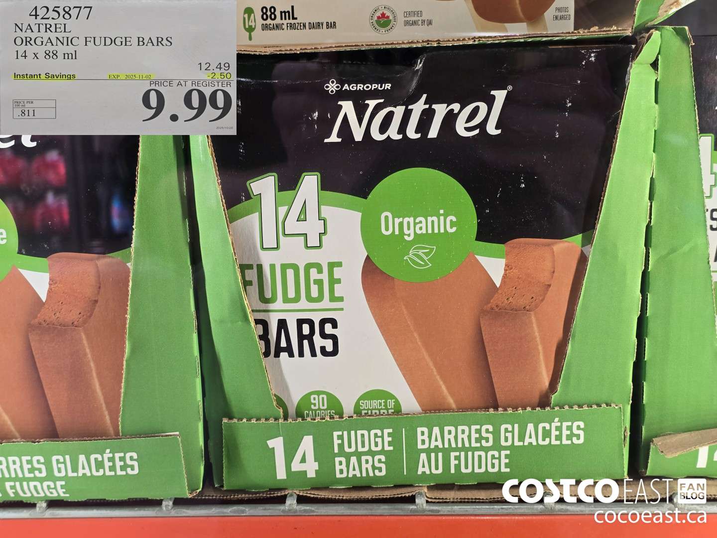 4253877 TRADITIONS FUDGE BARS 14 x 88 ml ($2.50 INSTANT SAVINGS EXPIRES ON 2025-11-02) $9.99