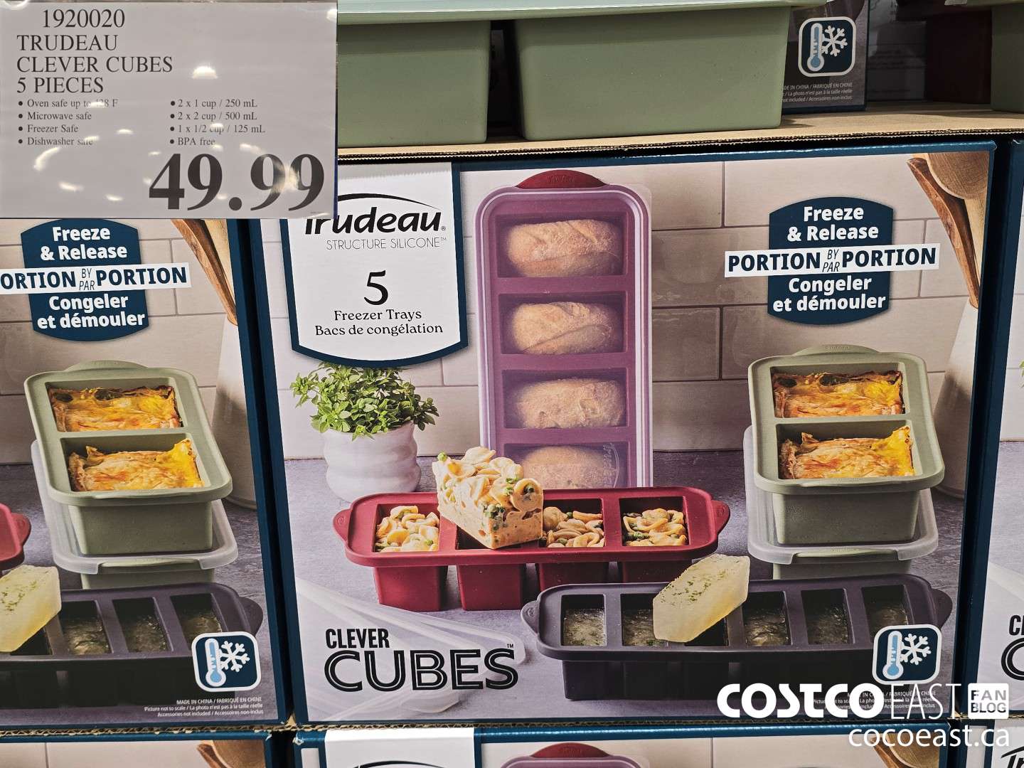 1920020 TRUDEAU CLEVER CUBES 5 PIECES $49.99