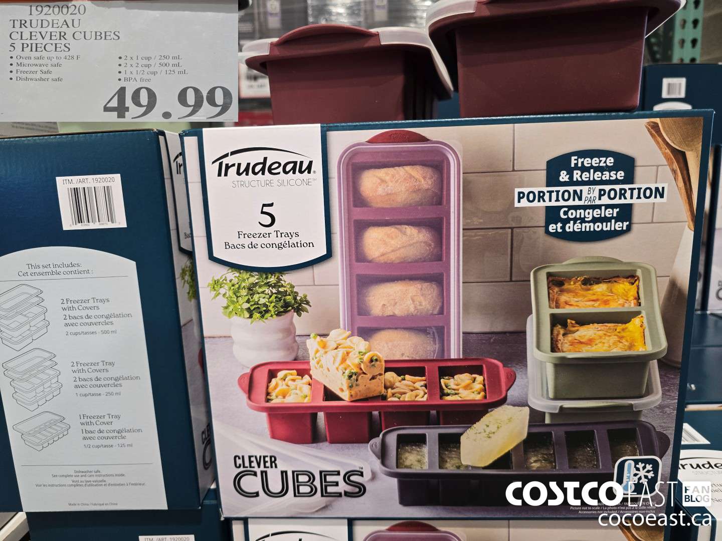 1920020 TRUDEAU CLEVER CUBES 5 PIECES $49.99