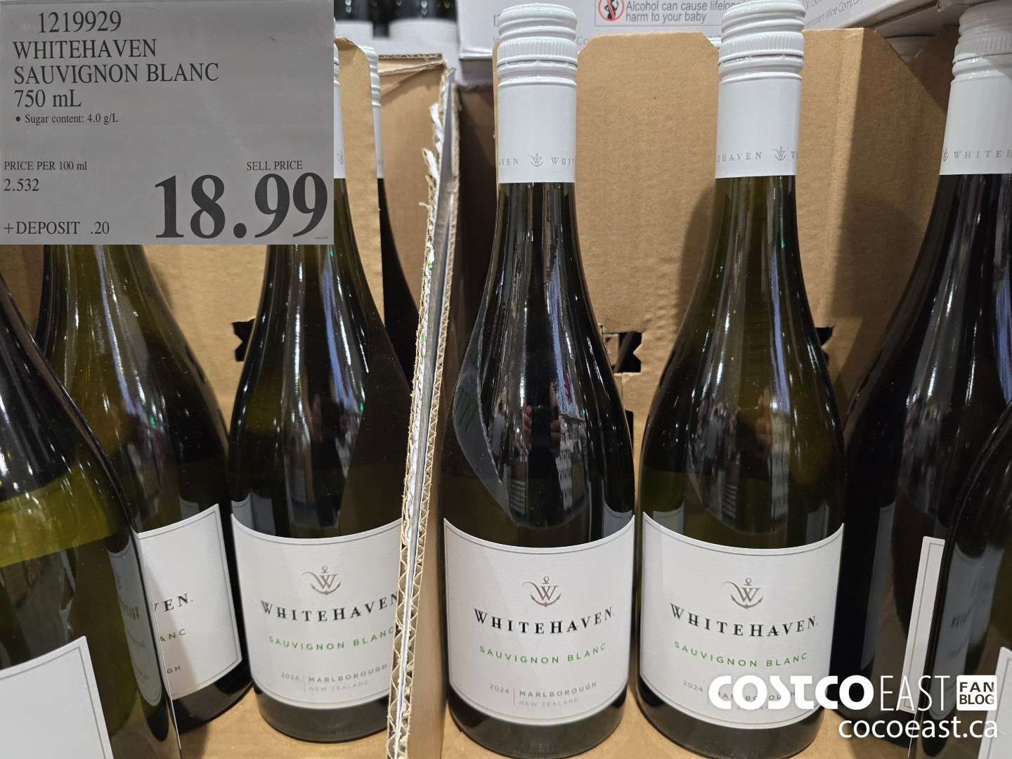 1219929 WHITEHAVEN SAUVIGNON BLANC 750 mL $18.99