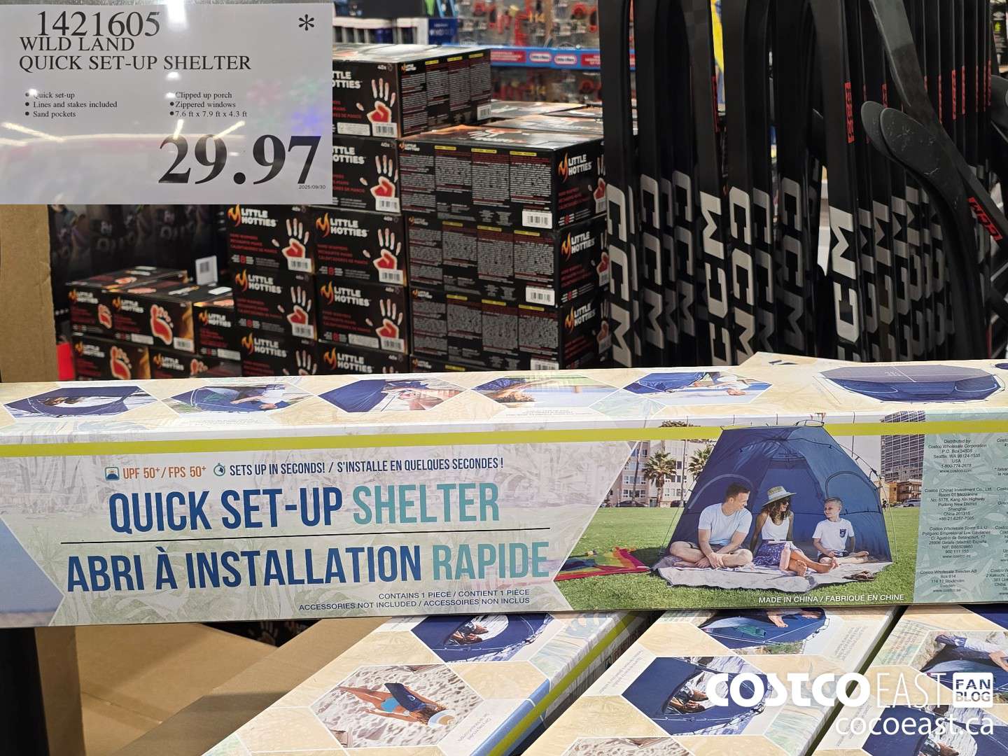 1421605 WILD LAND QUICK SET-UP SHELTER $29.97