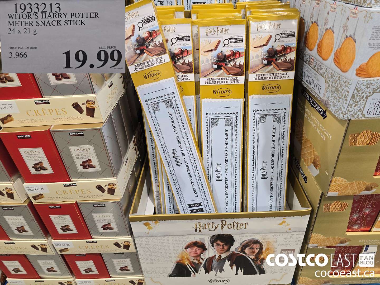 1933213 WITOR'S HARRY POTTER METER SNACK STICK 504 g $19.99