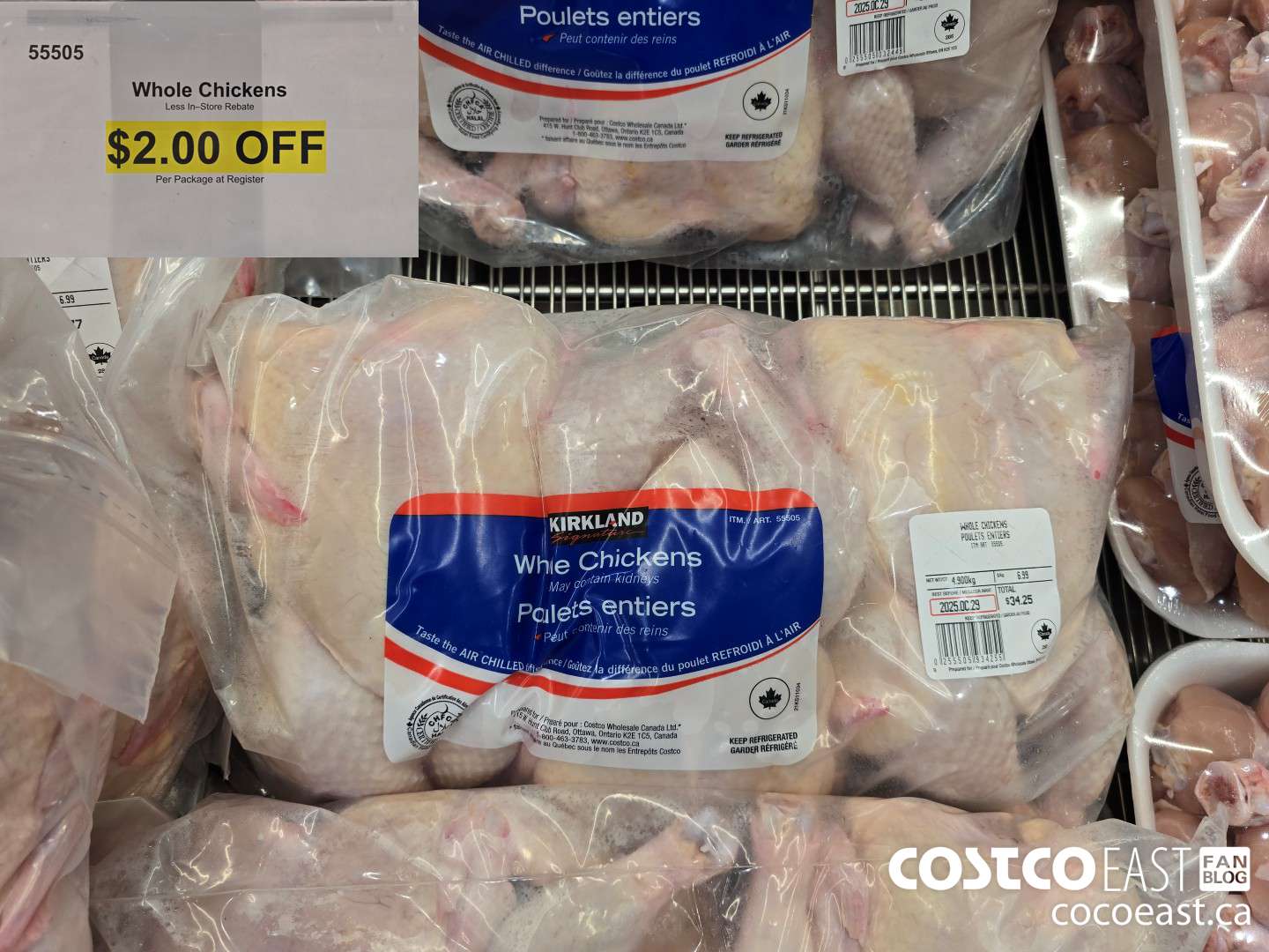 55505 Whole Chickens ($2.00 INSTANT SAVINGS)