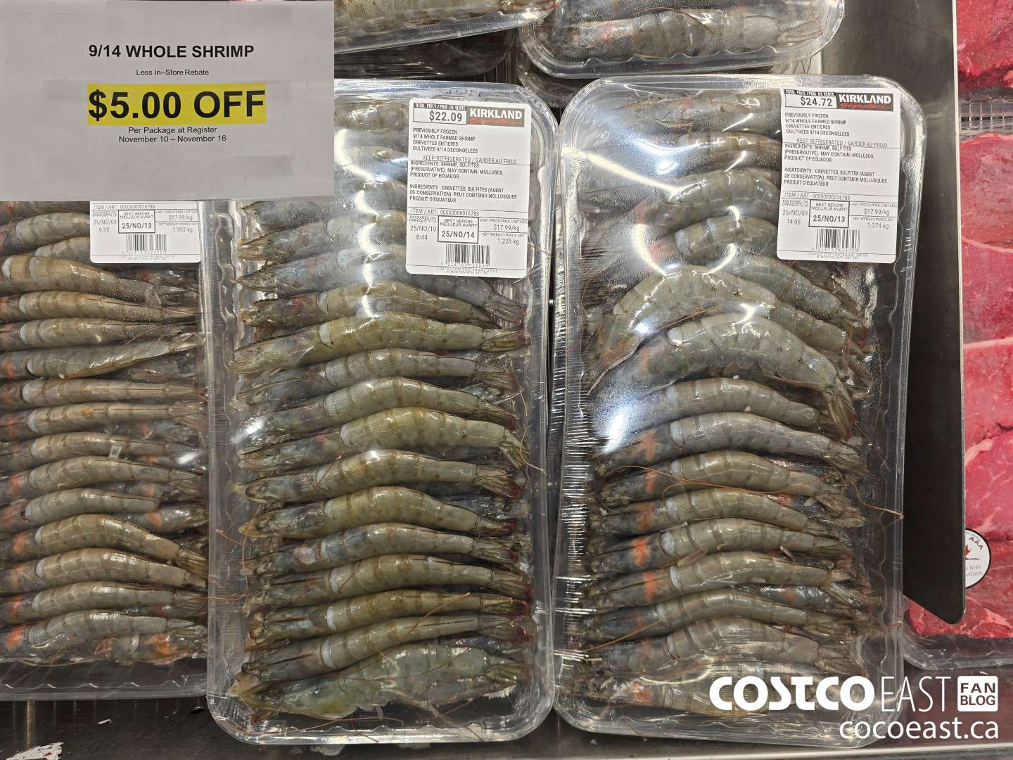 16783 9/14 WHOLE SHRIMP ($5.00 INSTANT SAVINGS)