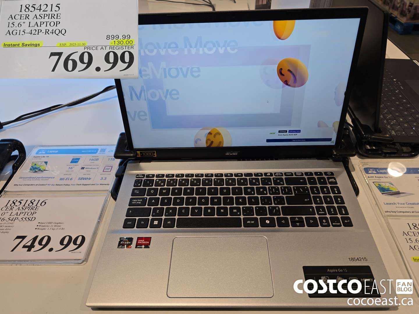 1854215 ACER ASPIRE 15.6