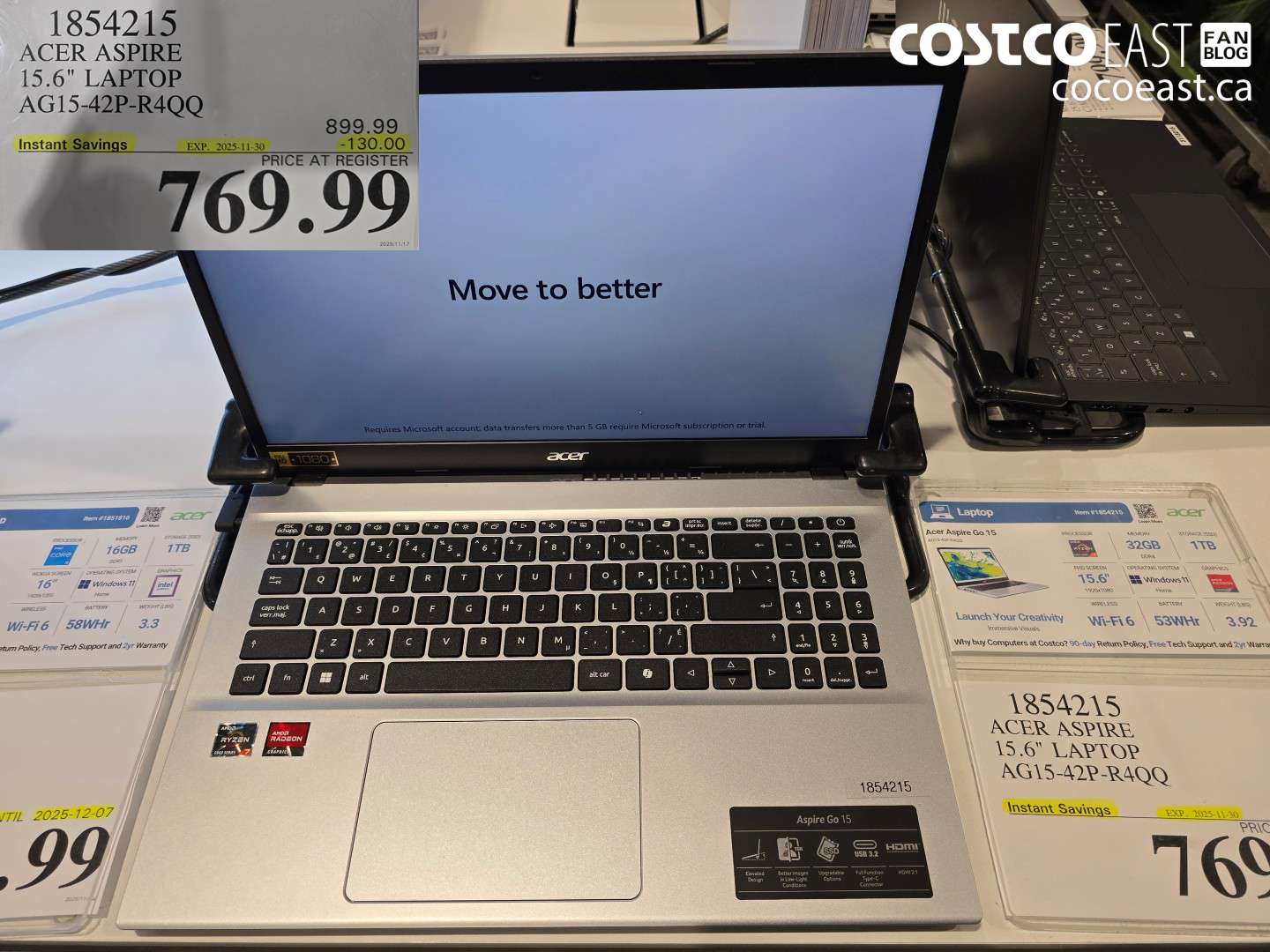 1854215 ACER ASPIRE 15.6