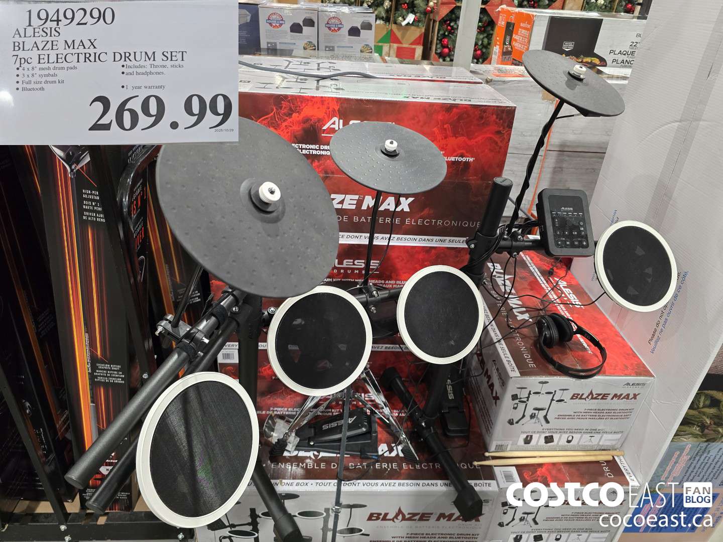 1949290 ALESIS BLAZE MAX 7pc ELECTRIC DRUM SET $269.99