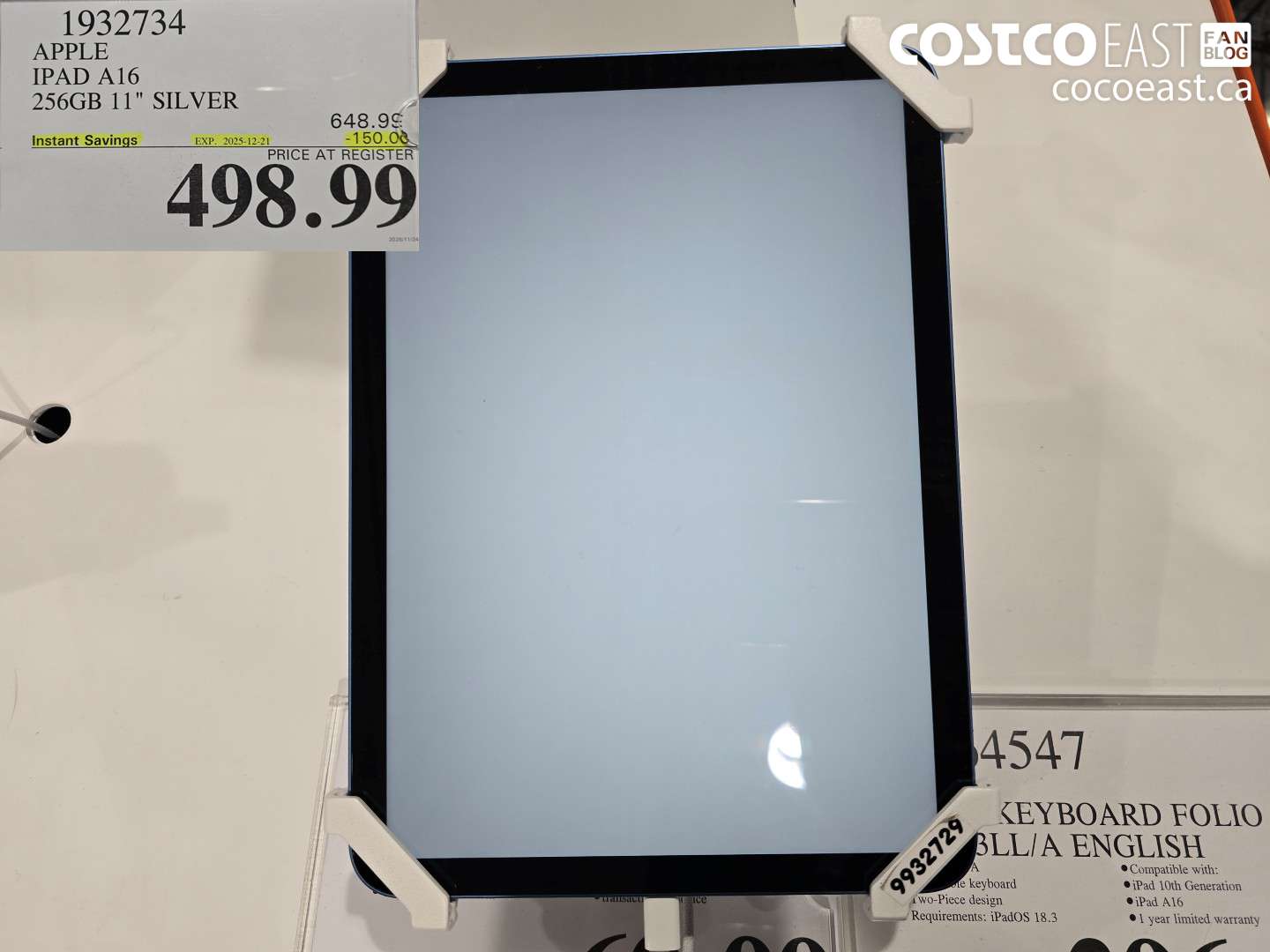 1932734 APPLE IPAD A16 256GB 11