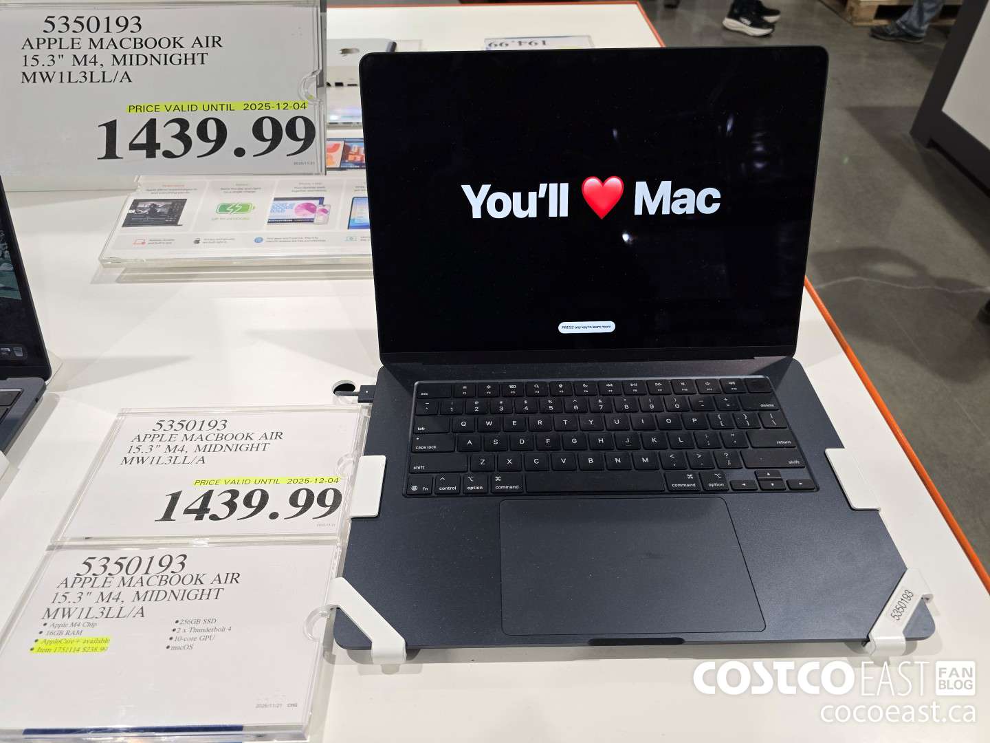 5350193 APPLE MACBOOK AIR 15.3