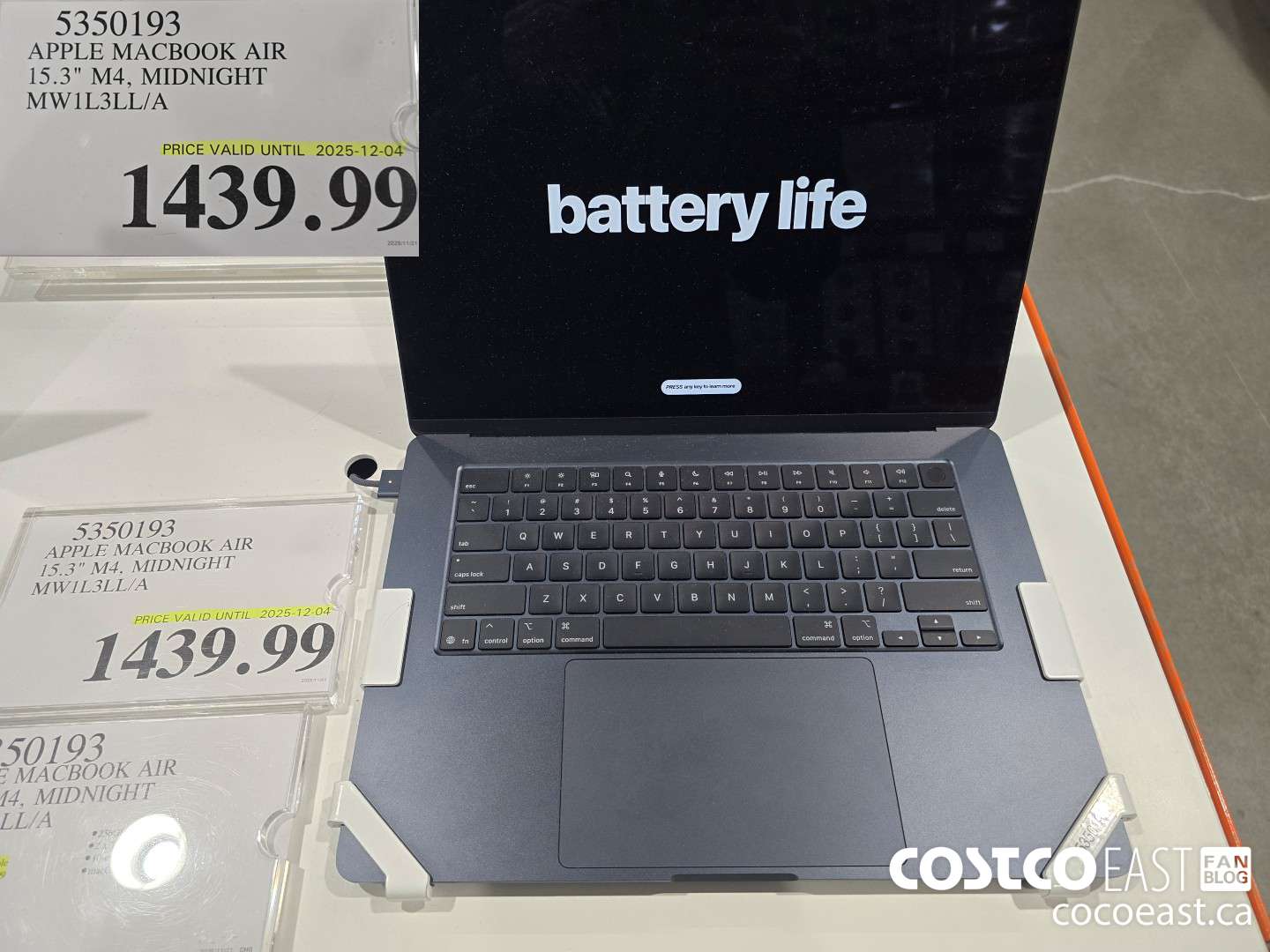 5350193 APPLE MACBOOK AIR 15.3