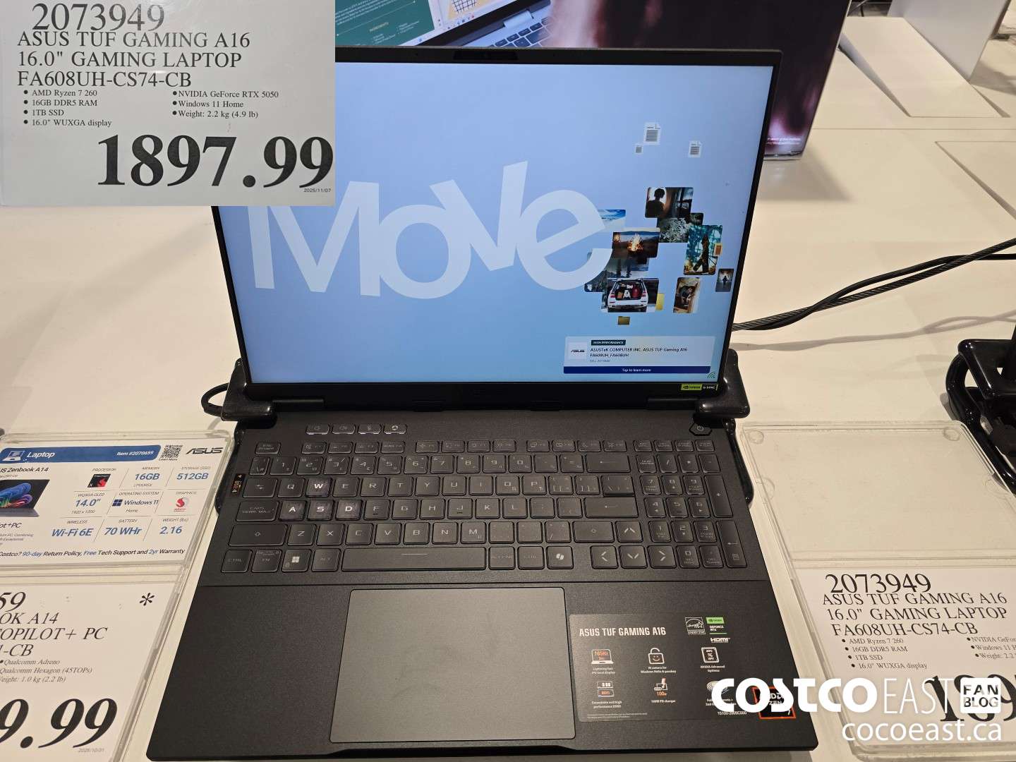 2073949 ASUS TUF GAMING A16 16.0