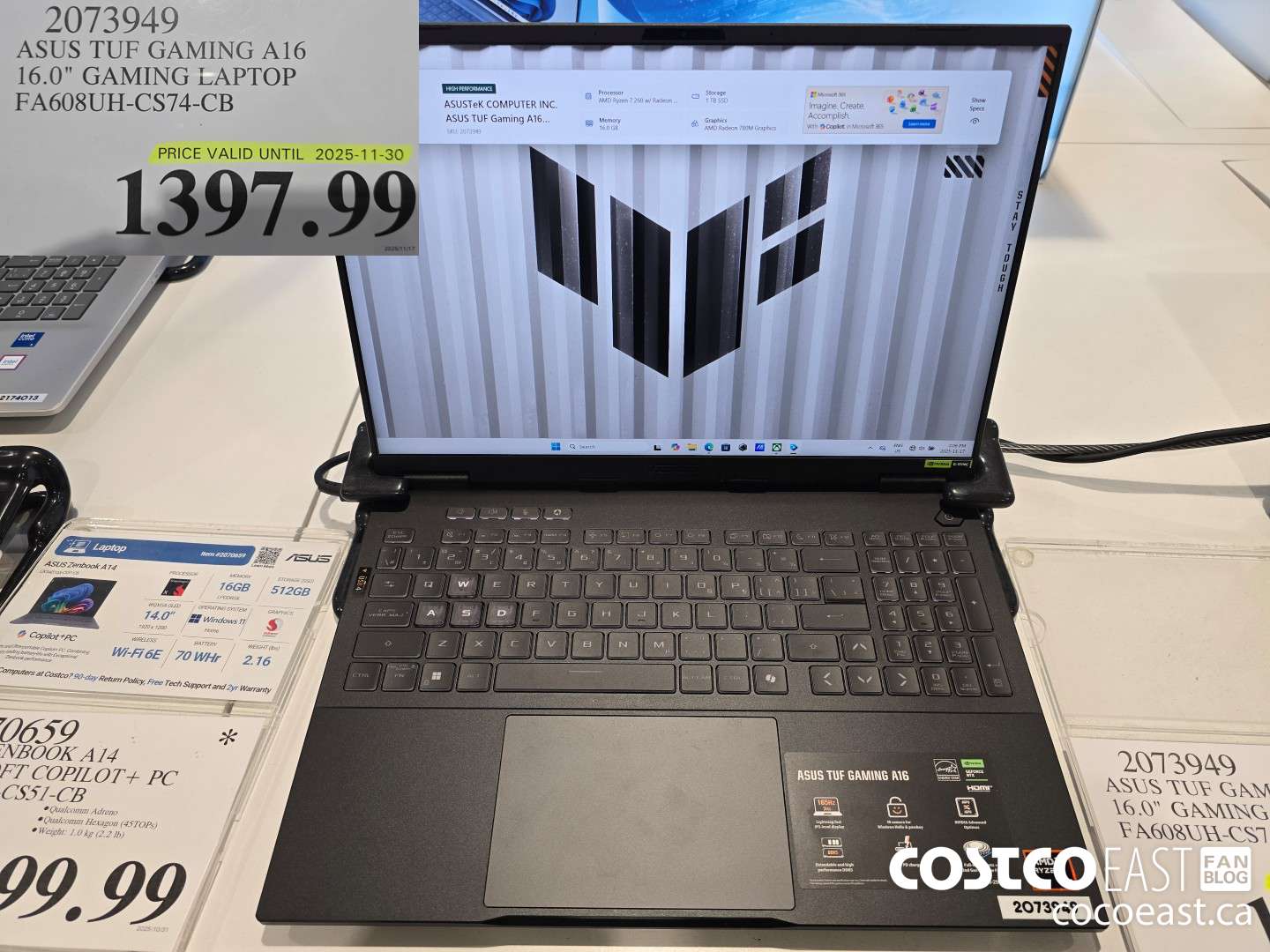 2073949 ASUS TUF GAMING A16 16.0